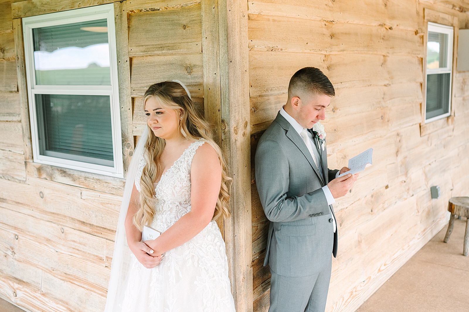 Diamond Lake Barn Event Center in Scio Ohio Wedding Couple