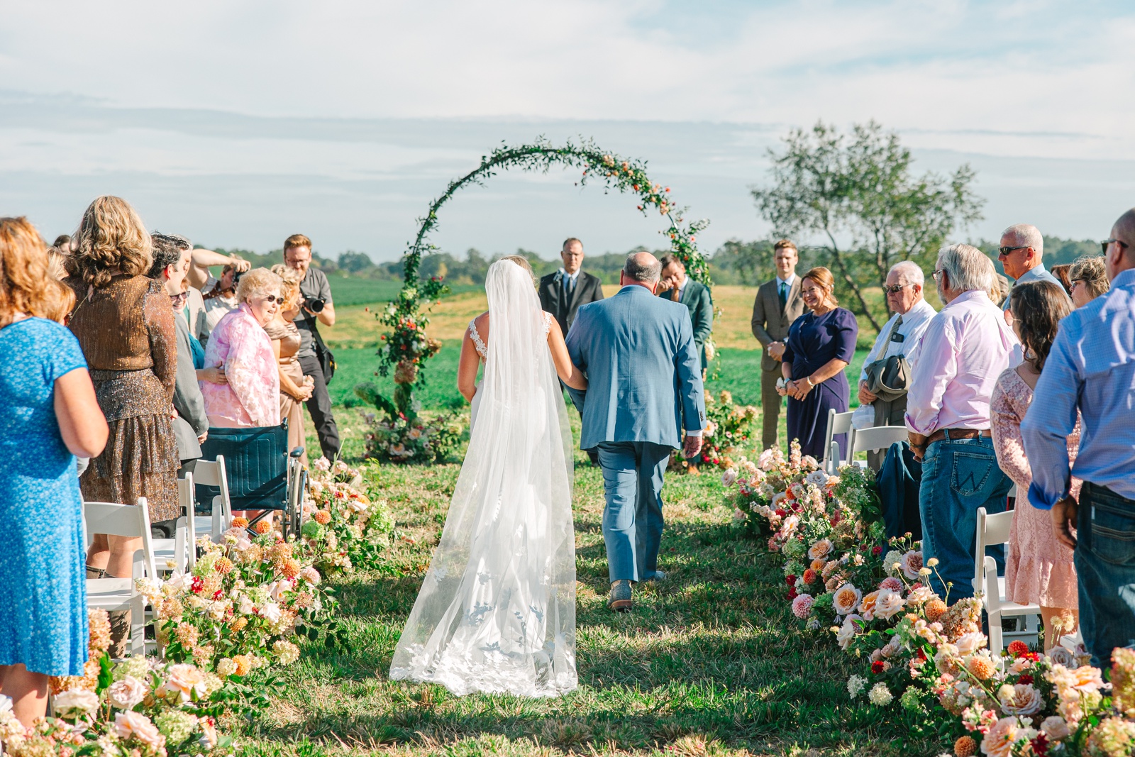 Emerald Green French Countryside inspired wedding at a Family Farm