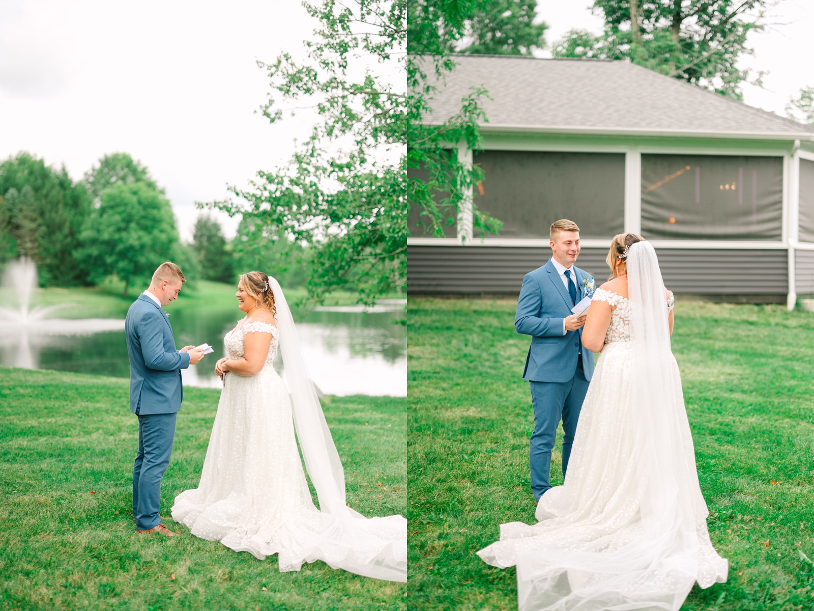 Summer Wedding at The Stables at Arrowhead Lake in Millersburg, OH