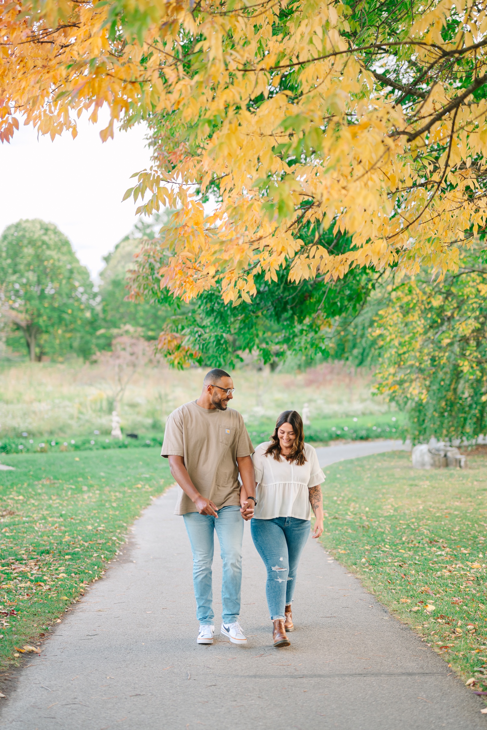 Fall Engagement at Toledo Botanical Gardens