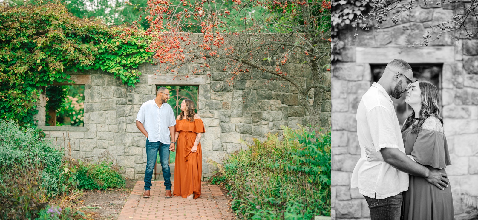 Fall Engagement at Toledo Botanical Gardens