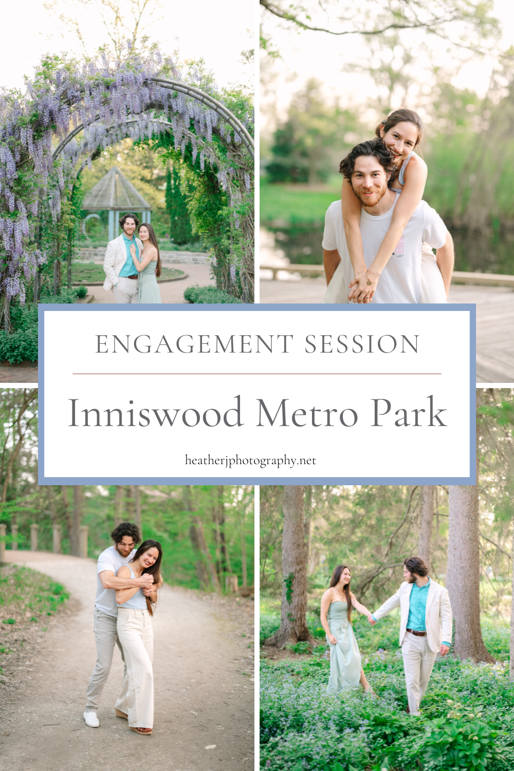 Spring Engagement at Inniswood Metro Park in Columbus Ohio