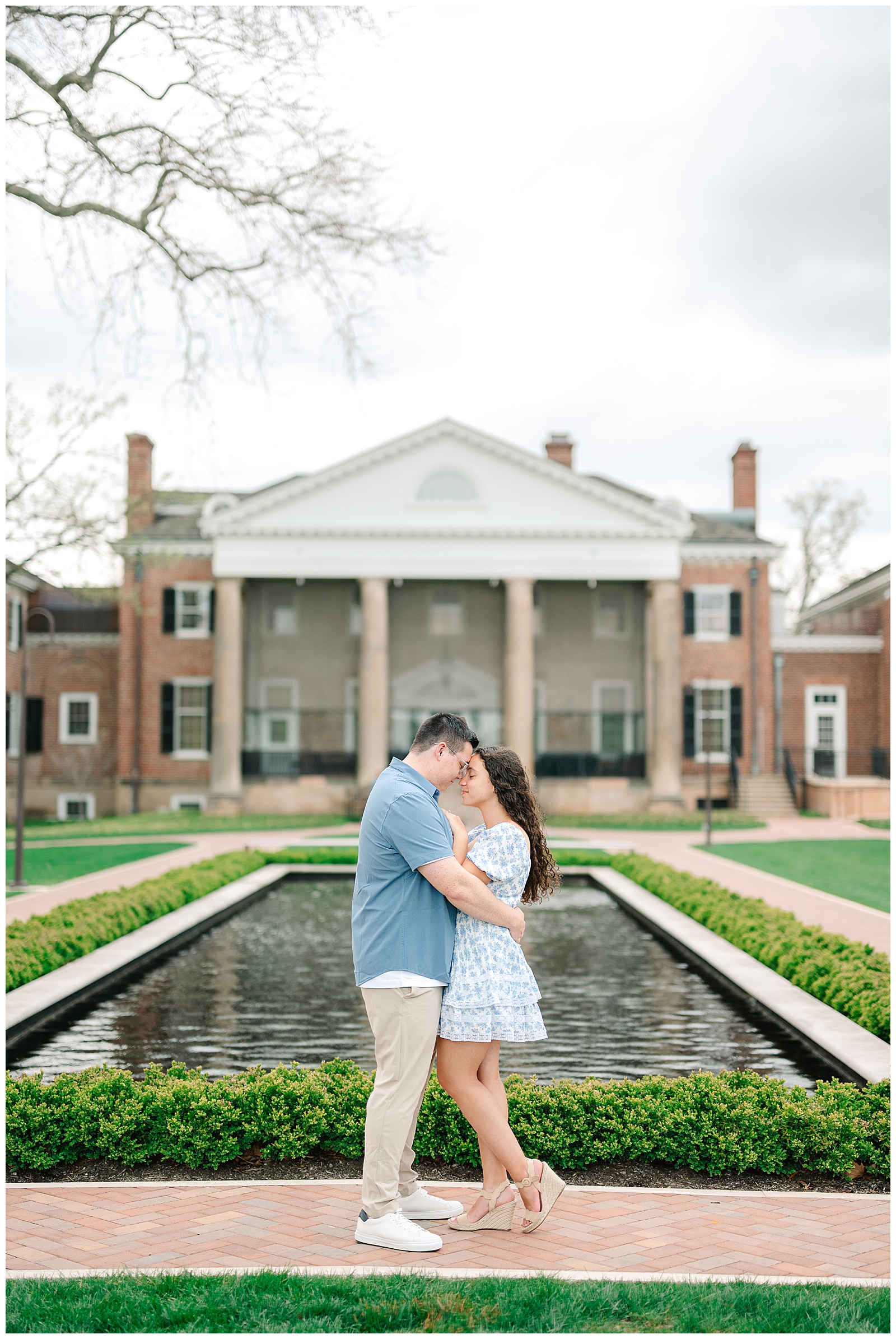 Cantigny Park in Illinois Spring Engagement Session