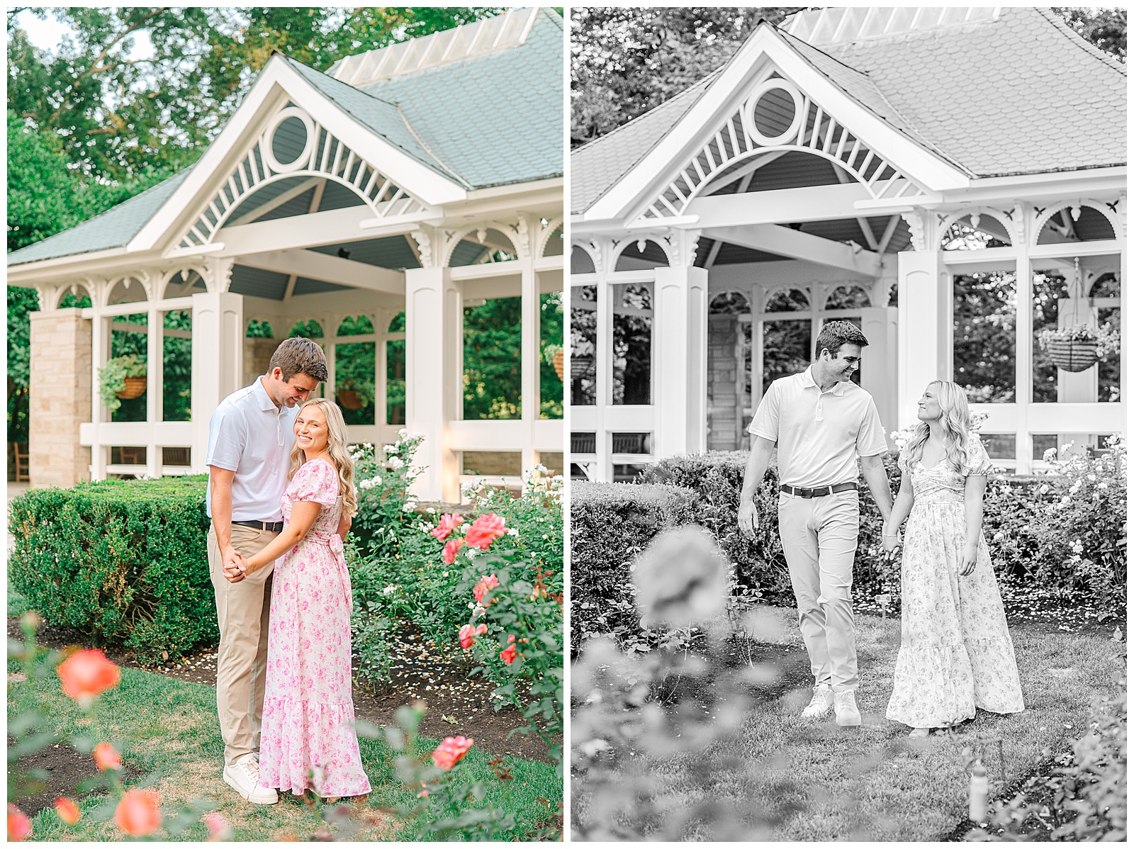 Summer Engagement Session at Cinderella Bridge and Fellows Riverside Park in Youngstown, OH | Heather J Photography | Ohio Wedding and Engagement Photographer