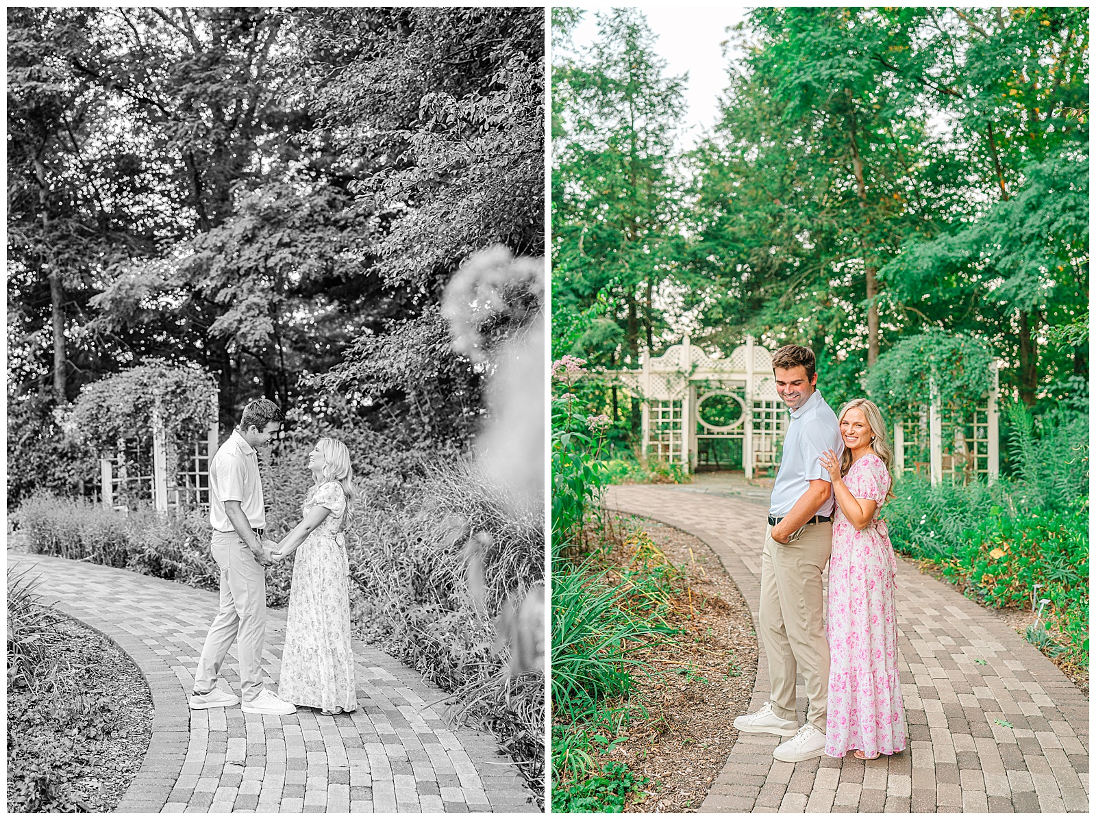 Summer Engagement Session at Cinderella Bridge and Fellows Riverside Park in Youngstown, OH | Heather J Photography | Ohio Wedding and Engagement Photographer