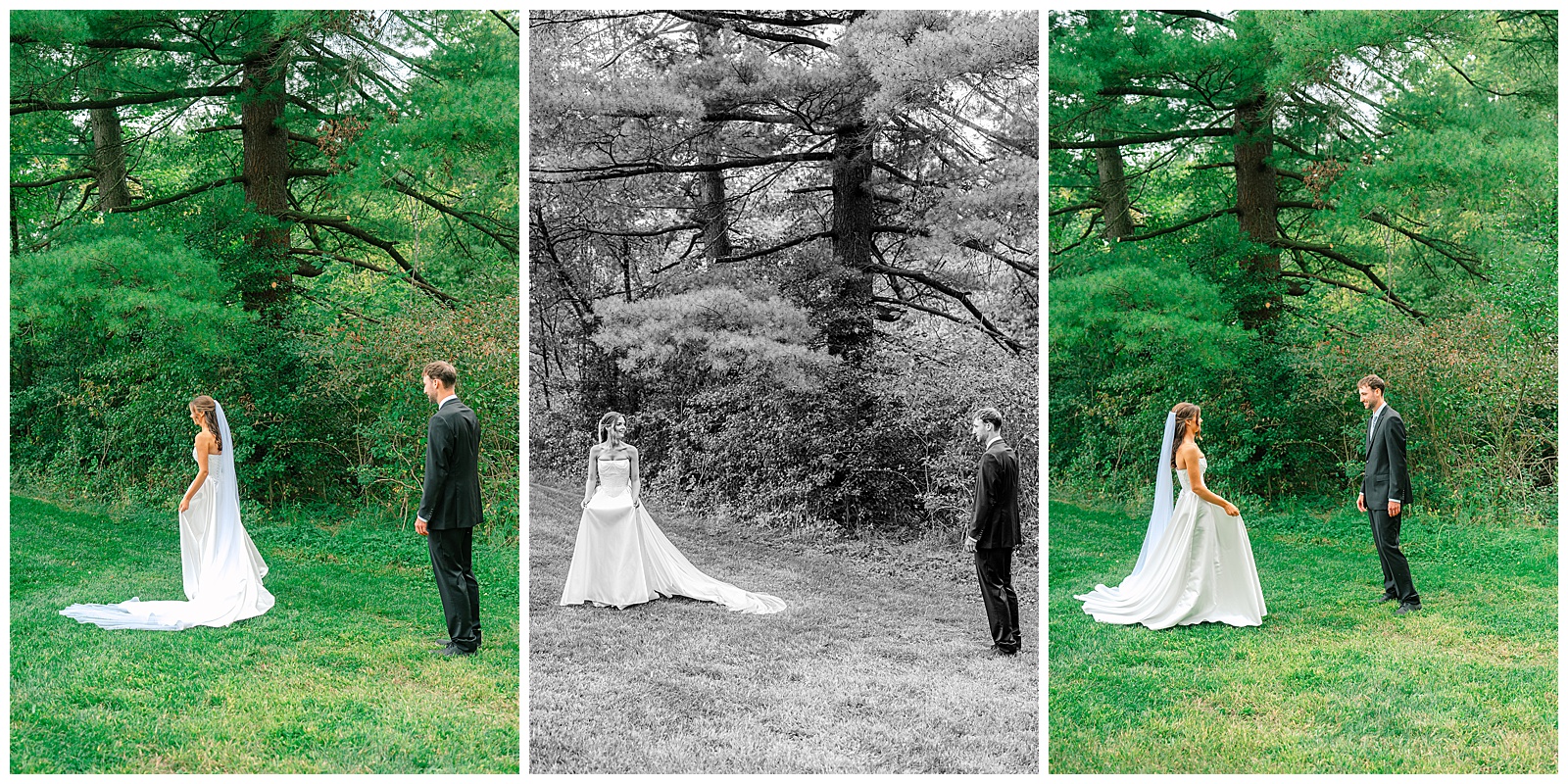 Blues and White Backyard Wedding in Clinton, Ohio | Heather J Photography | Ohio Wedding and Engagement Photographer