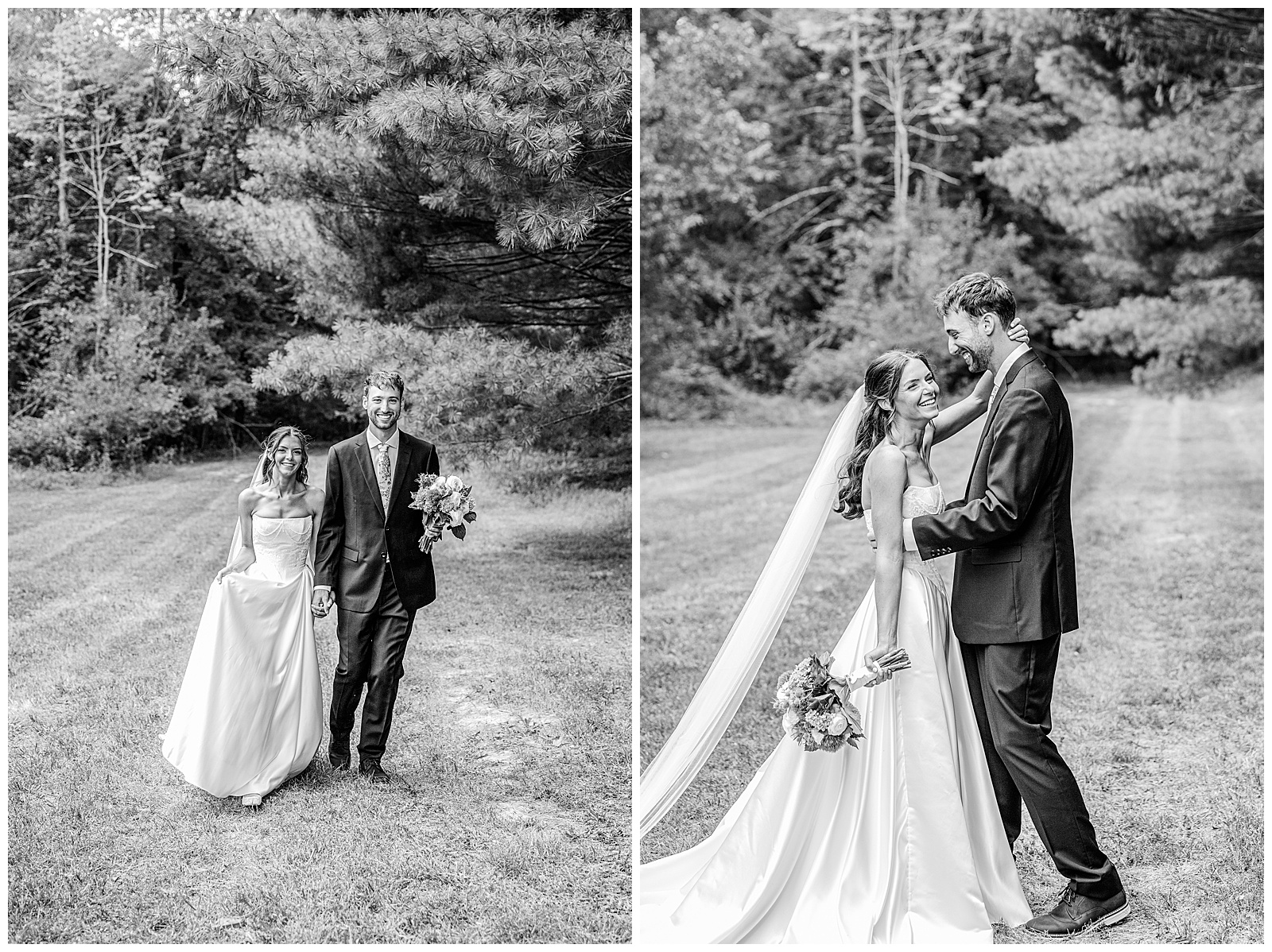 Blues and White Backyard Wedding in Clinton, Ohio | Heather J Photography | Ohio Wedding and Engagement Photographer