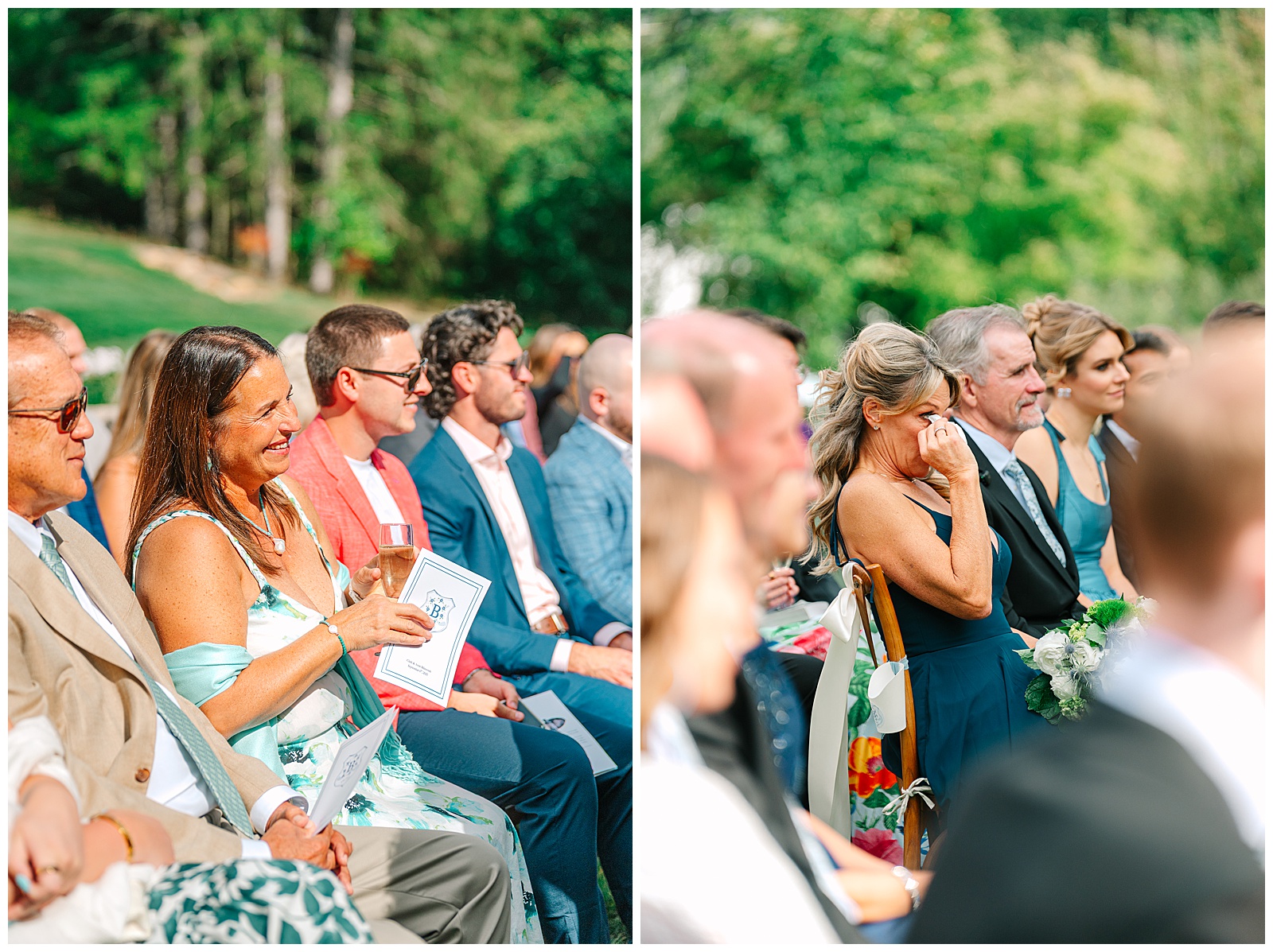 Blues and White Backyard Wedding in Clinton, Ohio | Heather J Photography | Ohio Wedding and Engagement Photographer