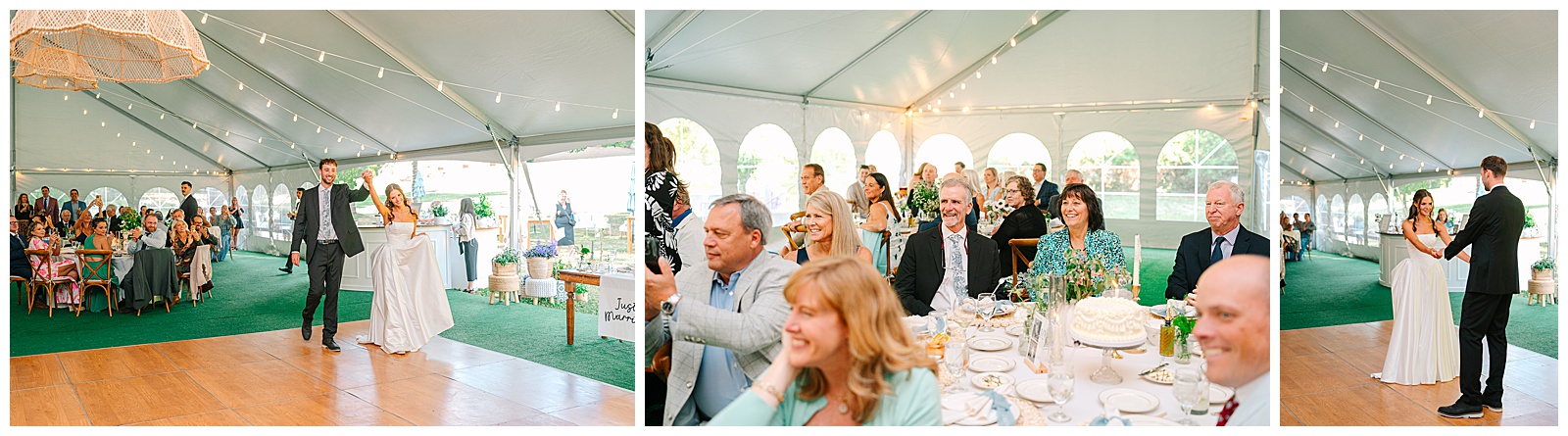 Blues and White Backyard Wedding in Clinton, Ohio | Heather J Photography | Ohio Wedding and Engagement Photographer