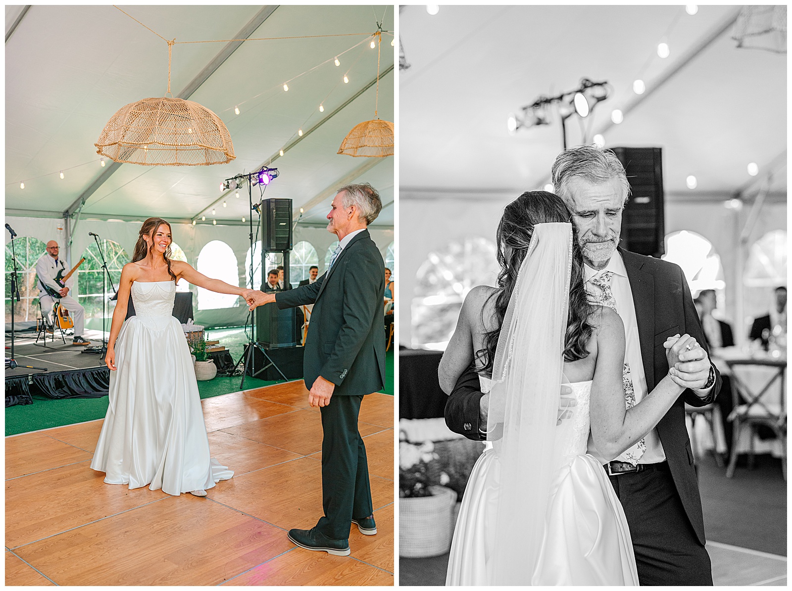 Blues and White Backyard Wedding in Clinton, Ohio | Heather J Photography | Ohio Wedding and Engagement Photographer