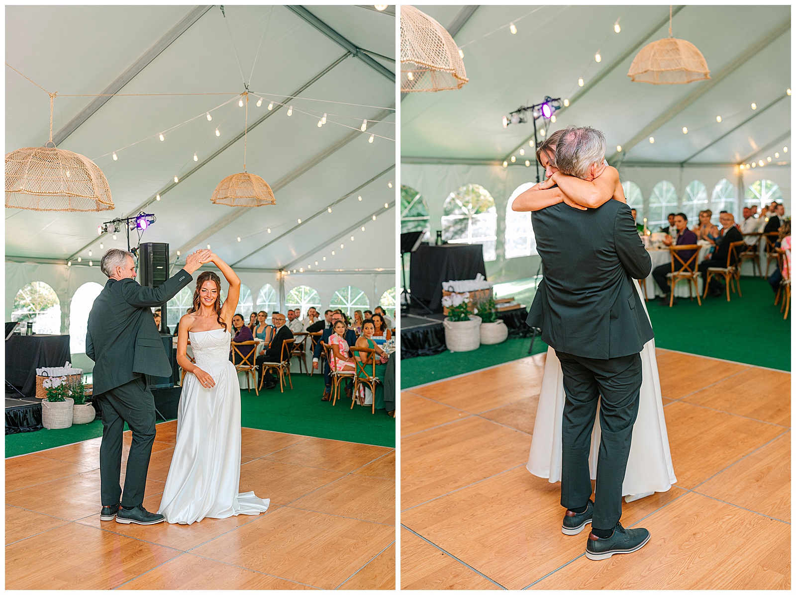 Blues and White Backyard Wedding in Clinton, Ohio | Heather J Photography | Ohio Wedding and Engagement Photographer