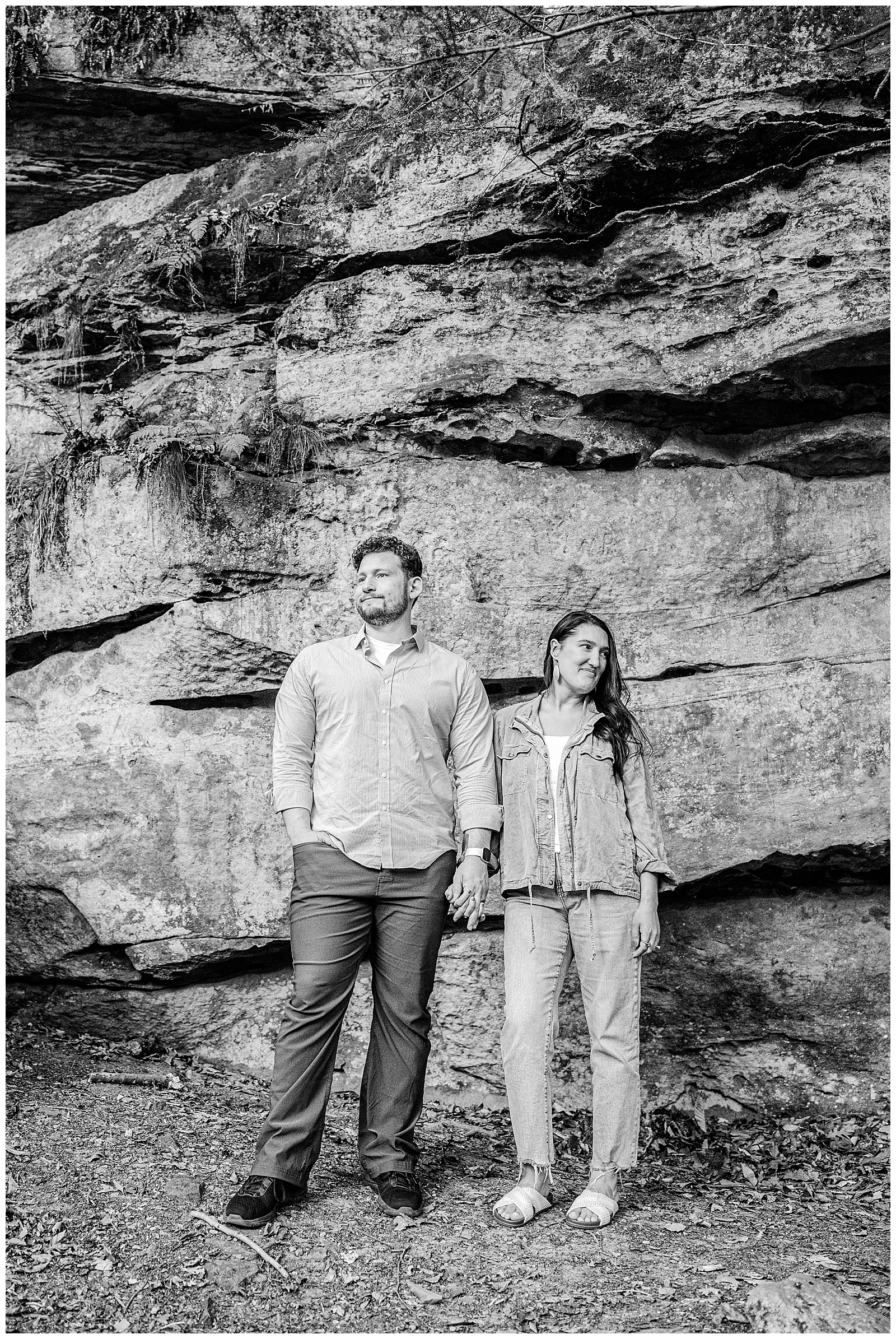 Cinderella Bridge and Lanterman's Mill Summer Engagement in Youngstown, OH | Heather J Photography | Ohio Engagement Photographer