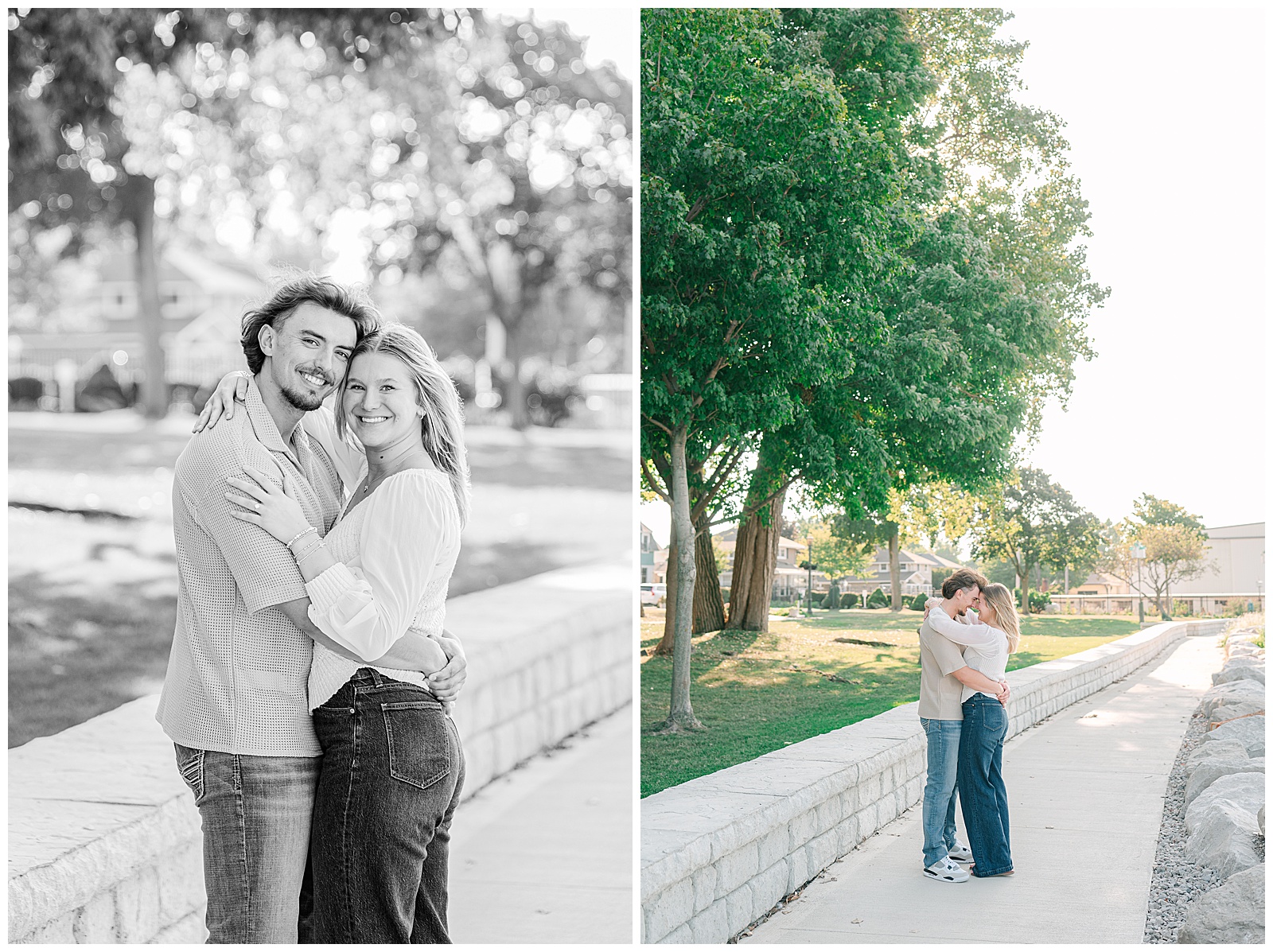 Early Fall Engagement Session at Lakeside and Marblehead Lighthouse | Heather J Photography | Ohio Engagement Photographer