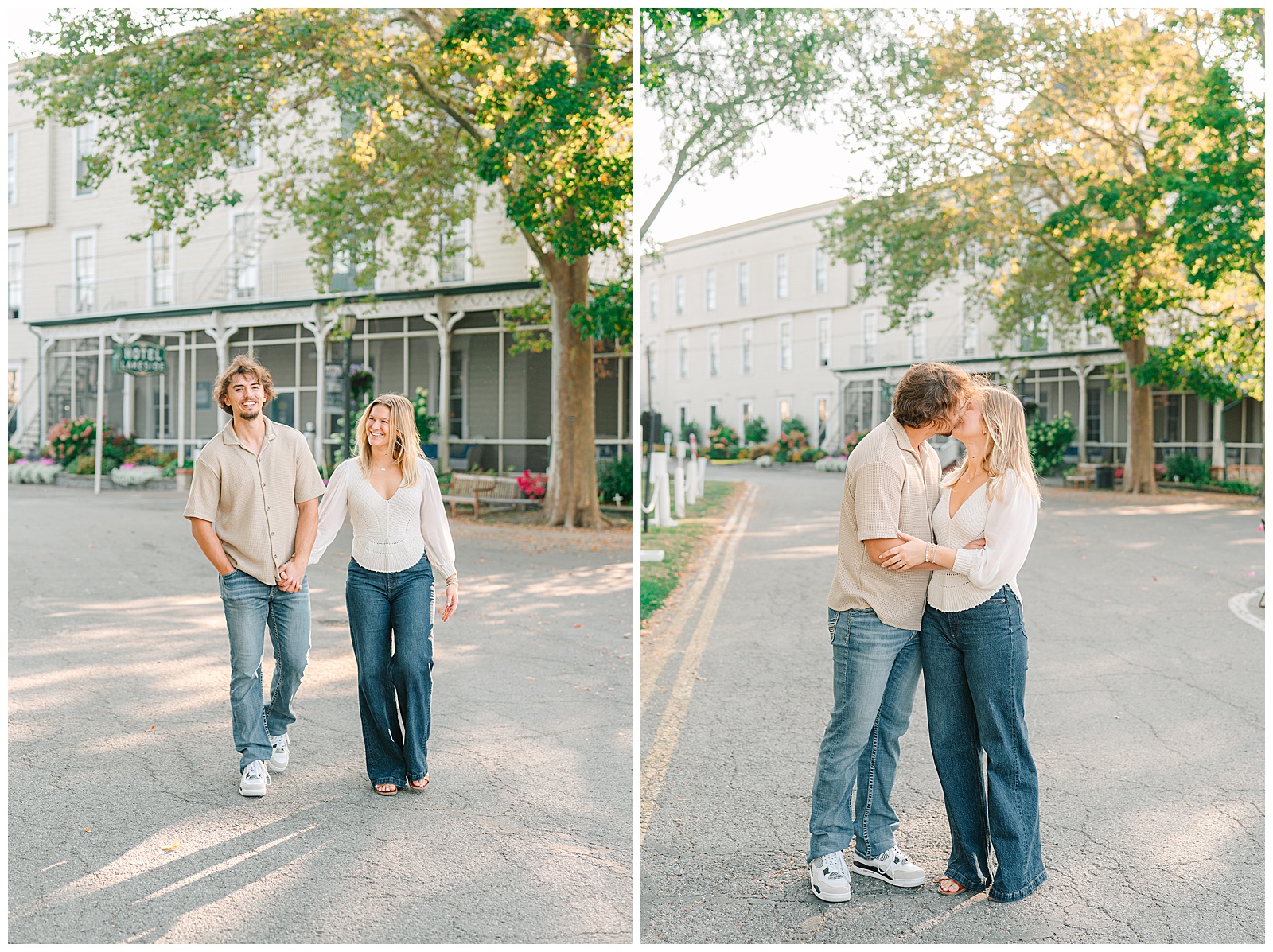 Early Fall Engagement Session at Lakeside and Marblehead Lighthouse | Heather J Photography | Ohio Engagement Photographer