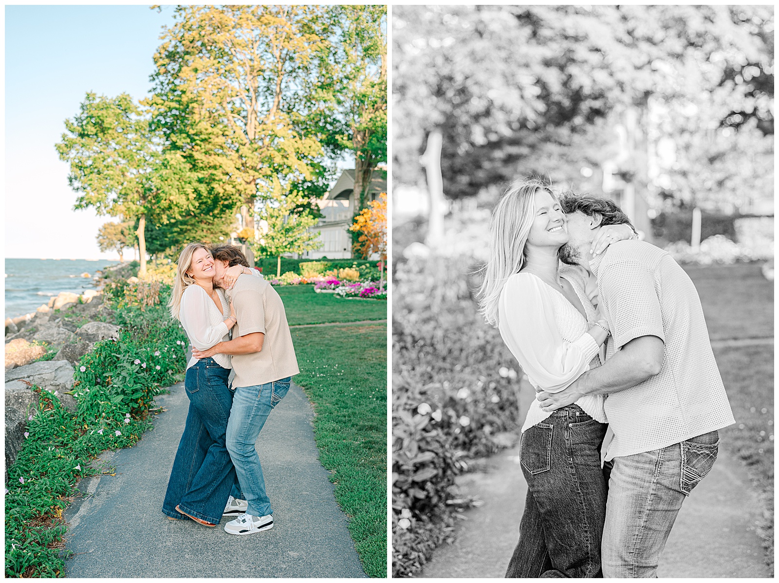 Early Fall Engagement Session at Lakeside and Marblehead Lighthouse | Heather J Photography | Ohio Engagement Photographer