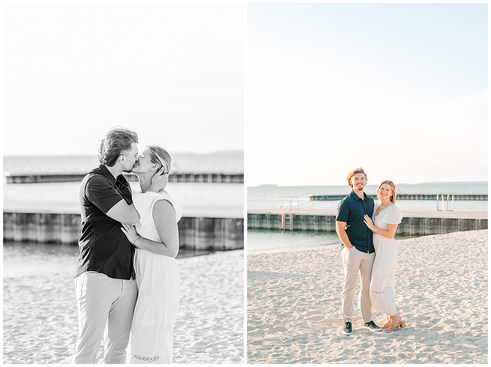 Early Fall Engagement Session at Lakeside and Marblehead Lighthouse | Heather J Photography | Ohio Engagement Photographer