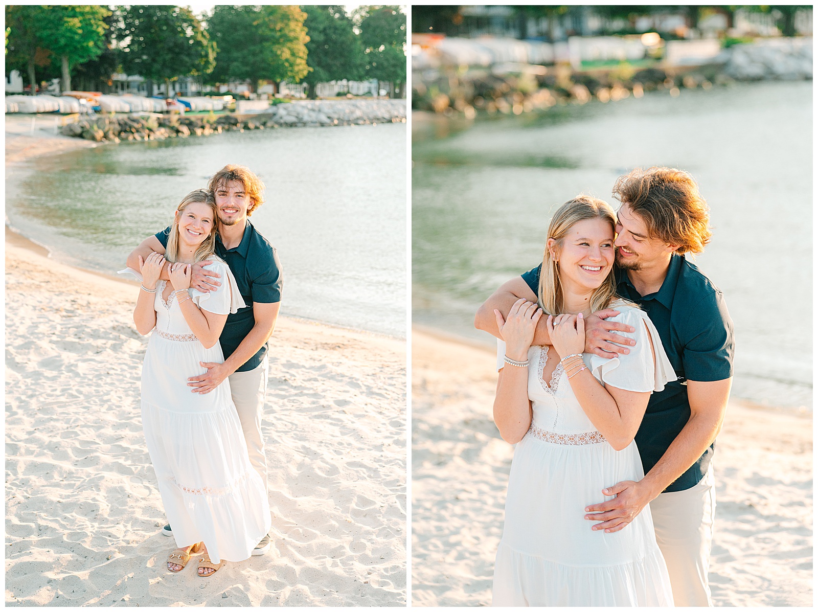 Early Fall Engagement Session at Lakeside and Marblehead Lighthouse | Heather J Photography | Ohio Engagement Photographer