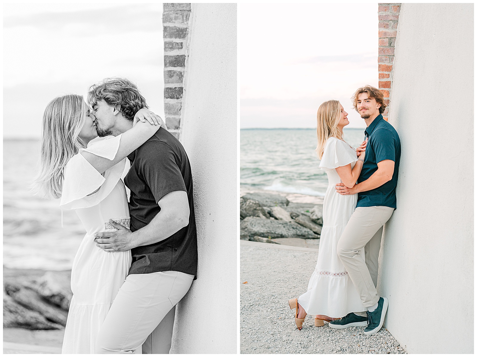 Early Fall Engagement Session at Lakeside and Marblehead Lighthouse | Heather J Photography | Ohio Engagement Photographer