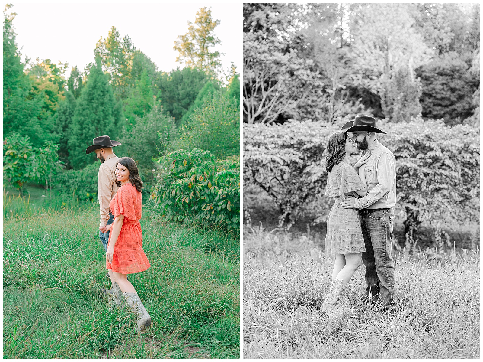 Early Fall Golden Hour at Secrest Arboretum in Wooster, OH | Heather J Photography | Ohio Engagement Photographer