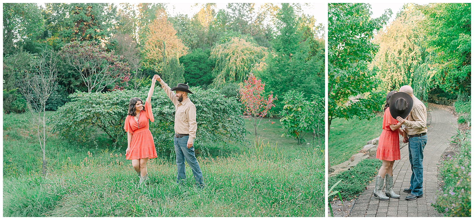 Early Fall Golden Hour at Secrest Arboretum in Wooster, OH | Heather J Photography | Ohio Engagement Photographer
