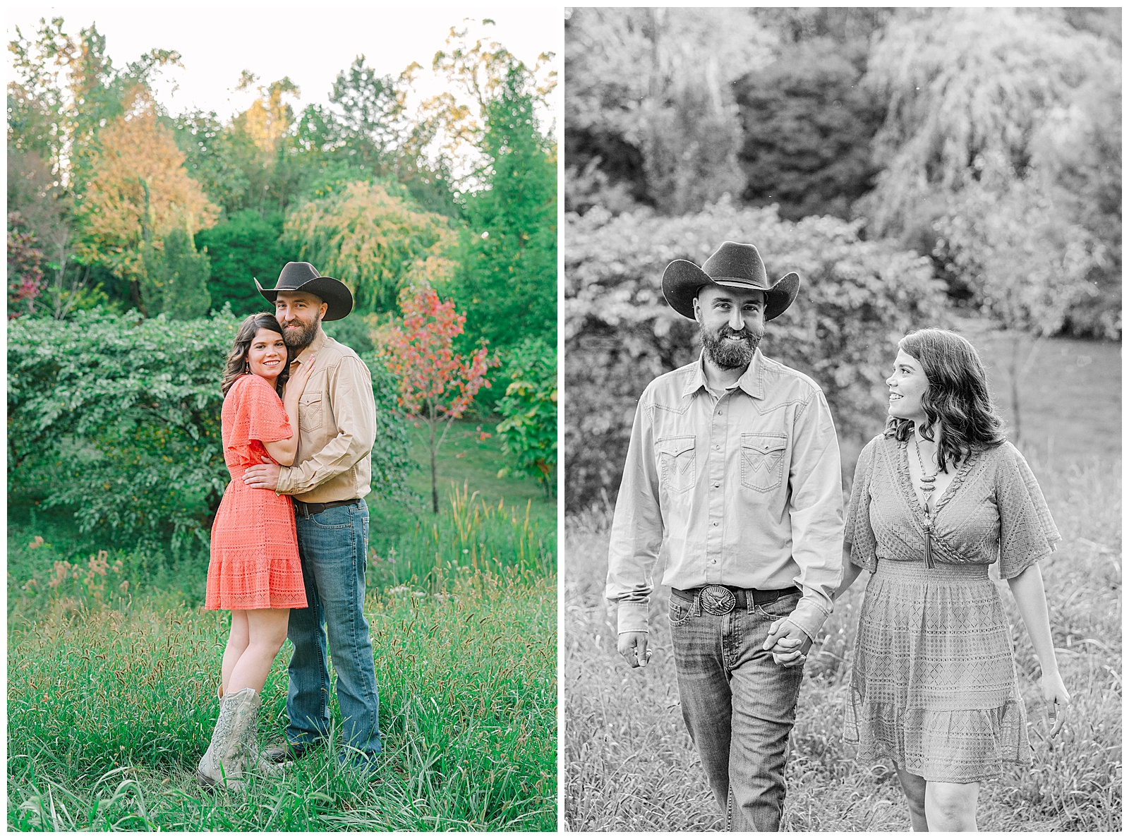 Early Fall Golden Hour at Secrest Arboretum in Wooster, OH | Heather J Photography | Ohio Engagement Photographer