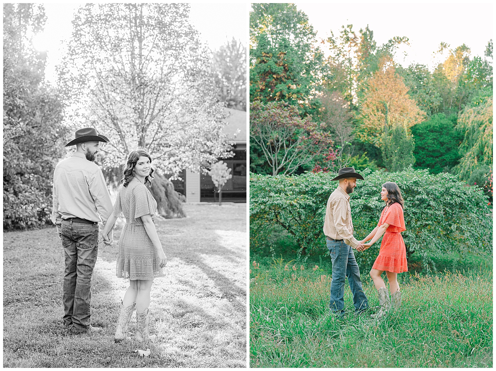 Early Fall Golden Hour at Secrest Arboretum in Wooster, OH | Heather J Photography | Ohio Engagement Photographer