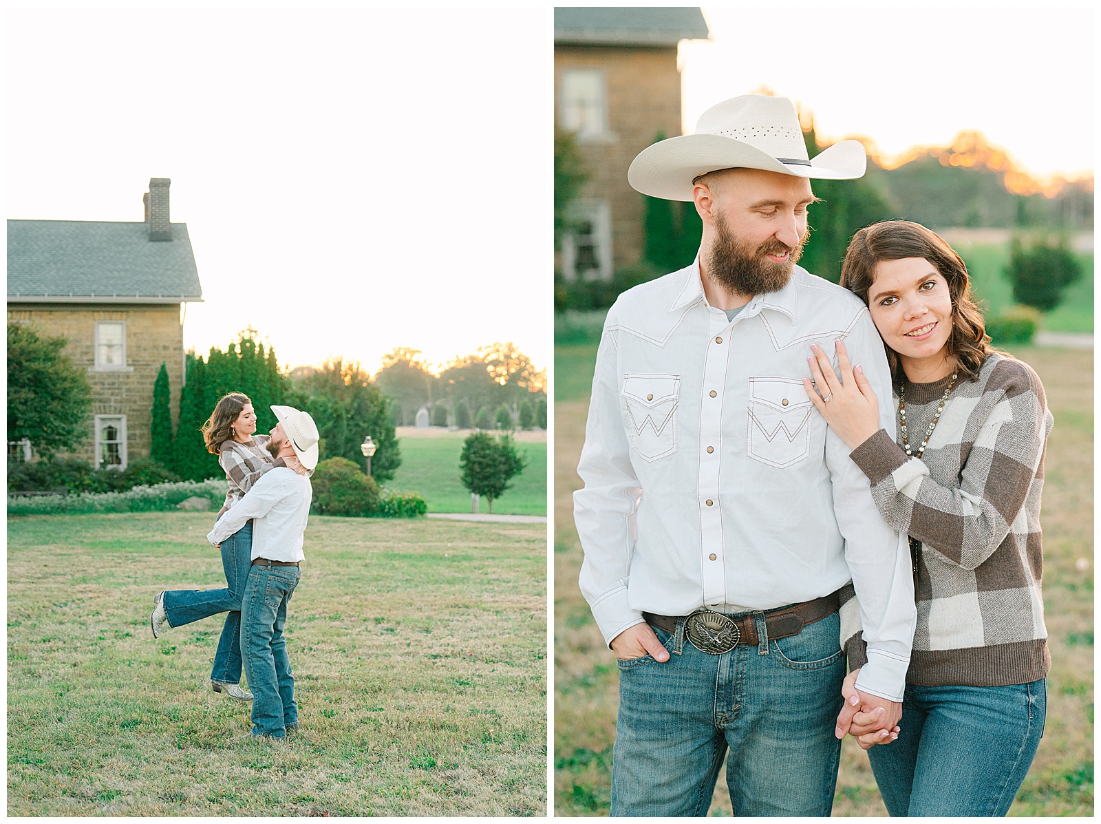 Early Fall Golden Hour at Secrest Arboretum in Wooster, OH | Heather J Photography | Ohio Engagement Photographer