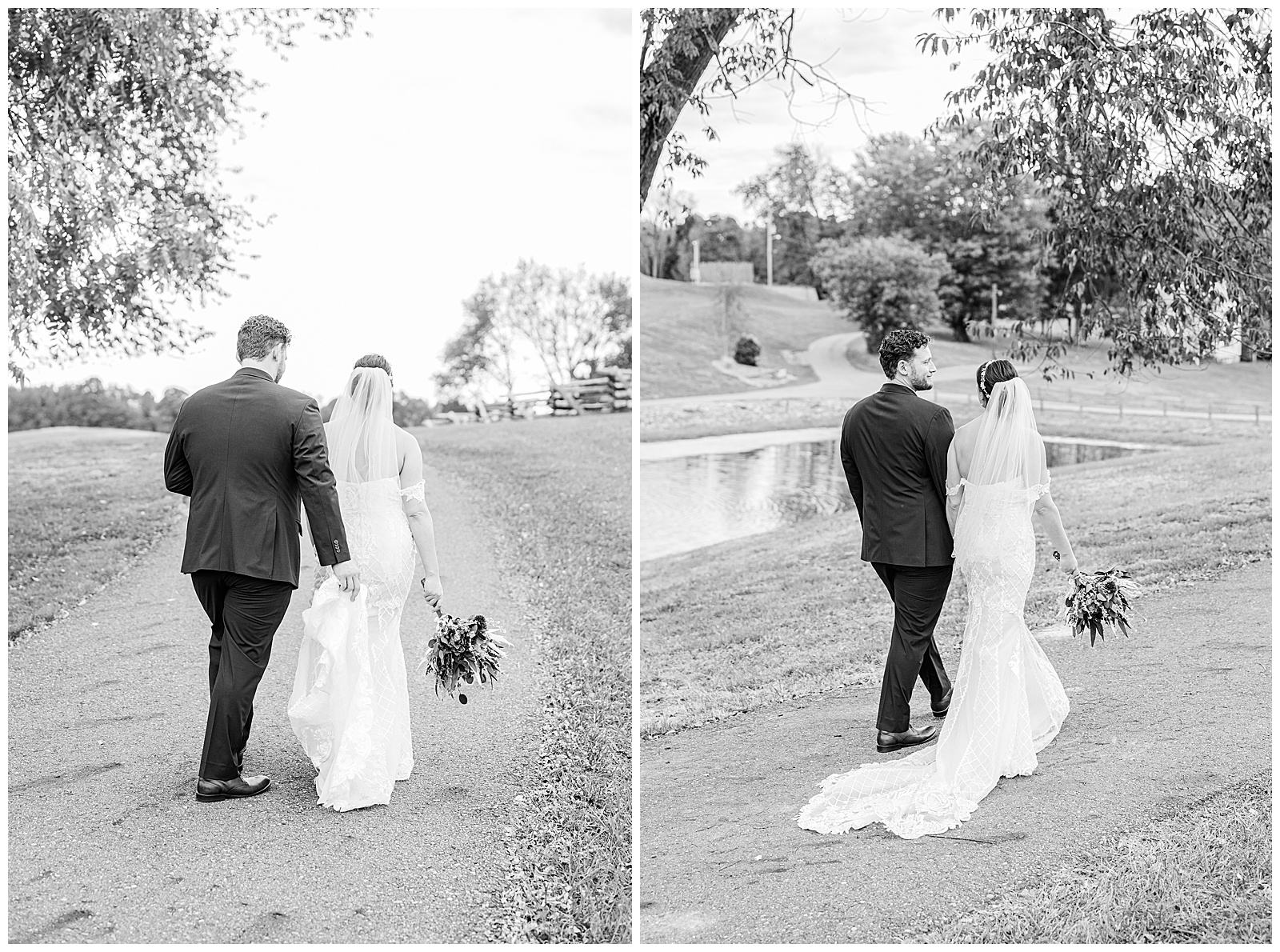 Early Fall Wedding at Diamond Lake Event Barn | Heather J Photography | Ohio Engagement Photographer