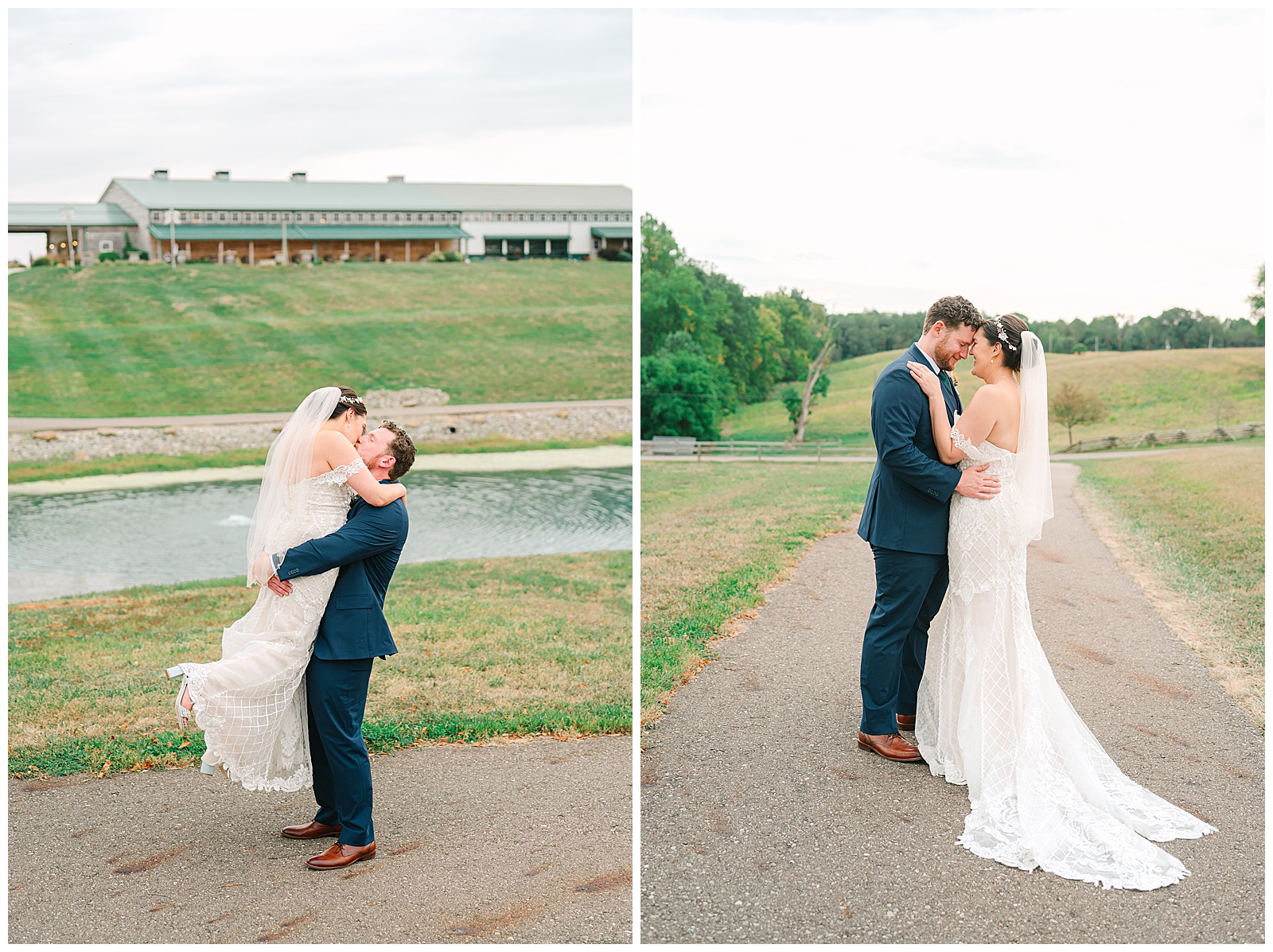 Early Fall Wedding at Diamond Lake Event Barn | Heather J Photography | Ohio Engagement Photographer