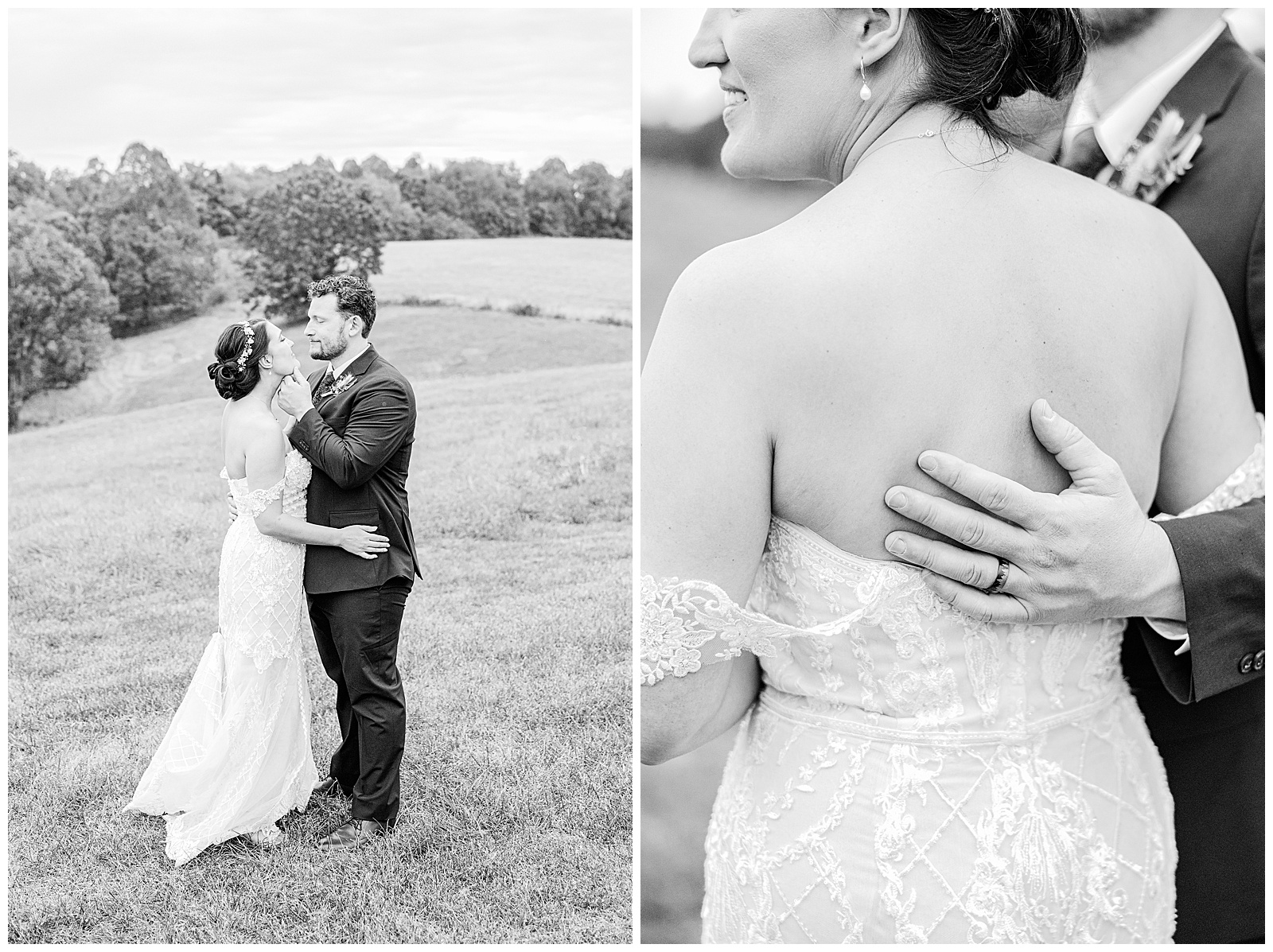 Early Fall Wedding at Diamond Lake Event Barn | Heather J Photography | Ohio Engagement Photographer