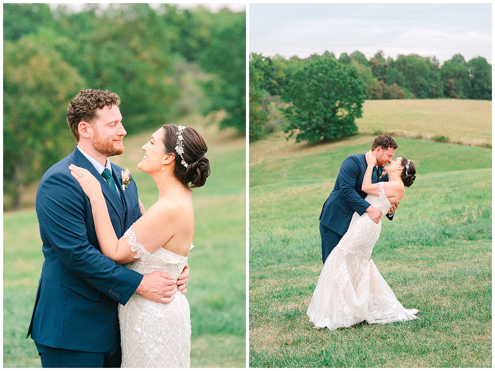 Early Fall Wedding at Diamond Lake Event Barn | Heather J Photography | Ohio Engagement Photographer