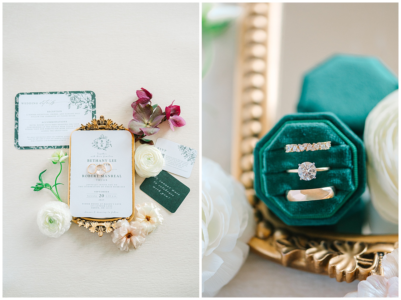 Early Fall Wedding at Tudor House at Mason's Cove | Heather J Photography | Ohio Engagement Photographer