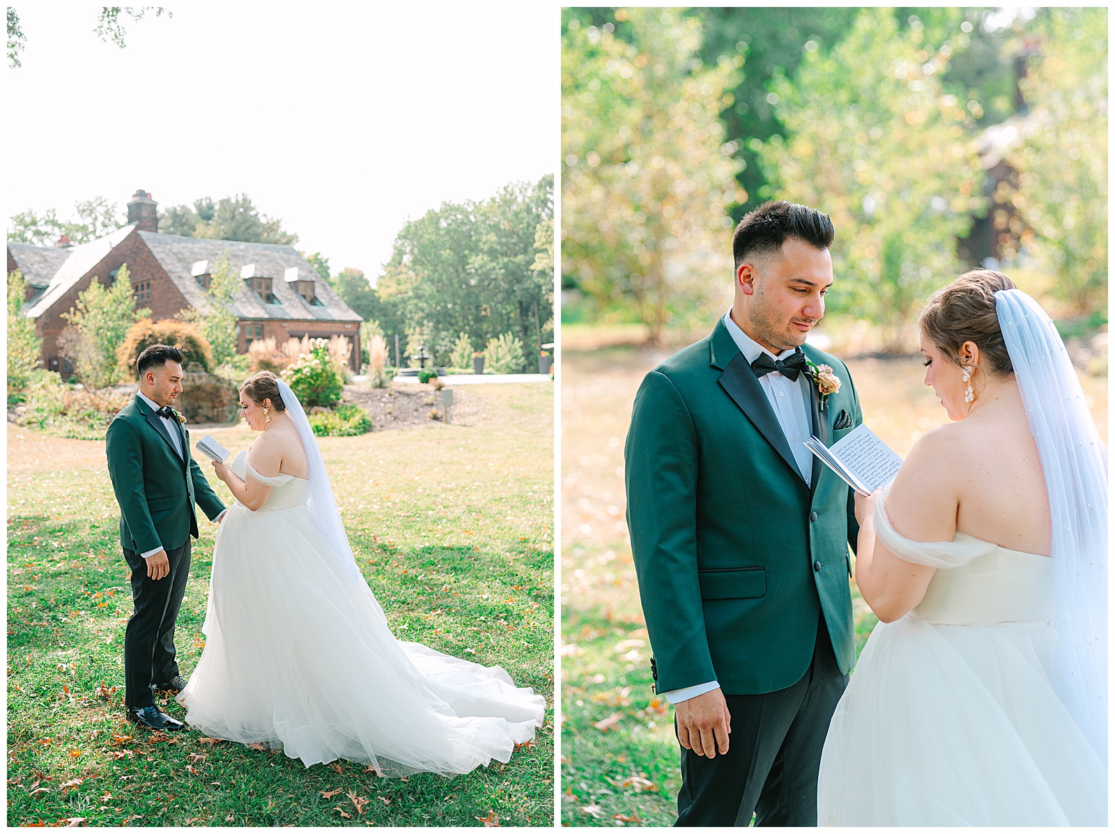 Early Fall Wedding at Tudor House at Mason's Cove | Heather J Photography | Ohio Engagement Photographer
