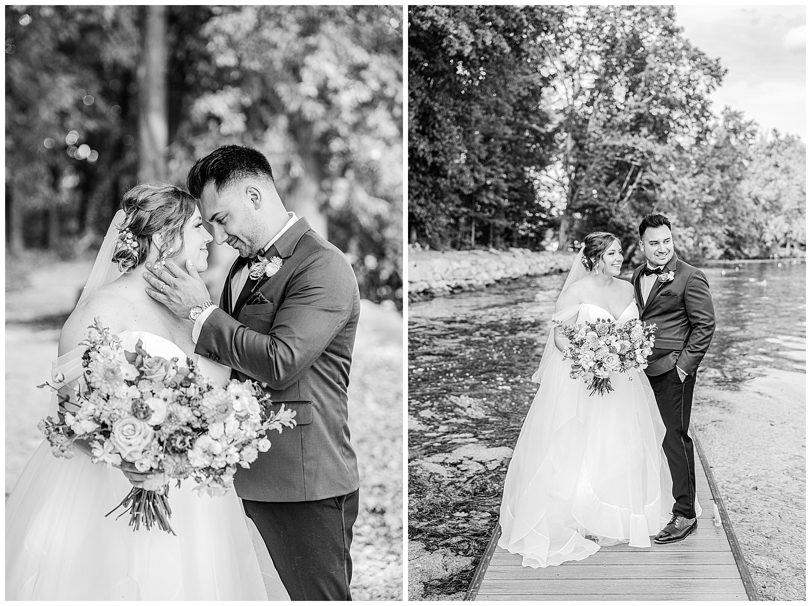 Early Fall Wedding at Tudor House at Mason's Cove | Heather J Photography | Ohio Engagement Photographer