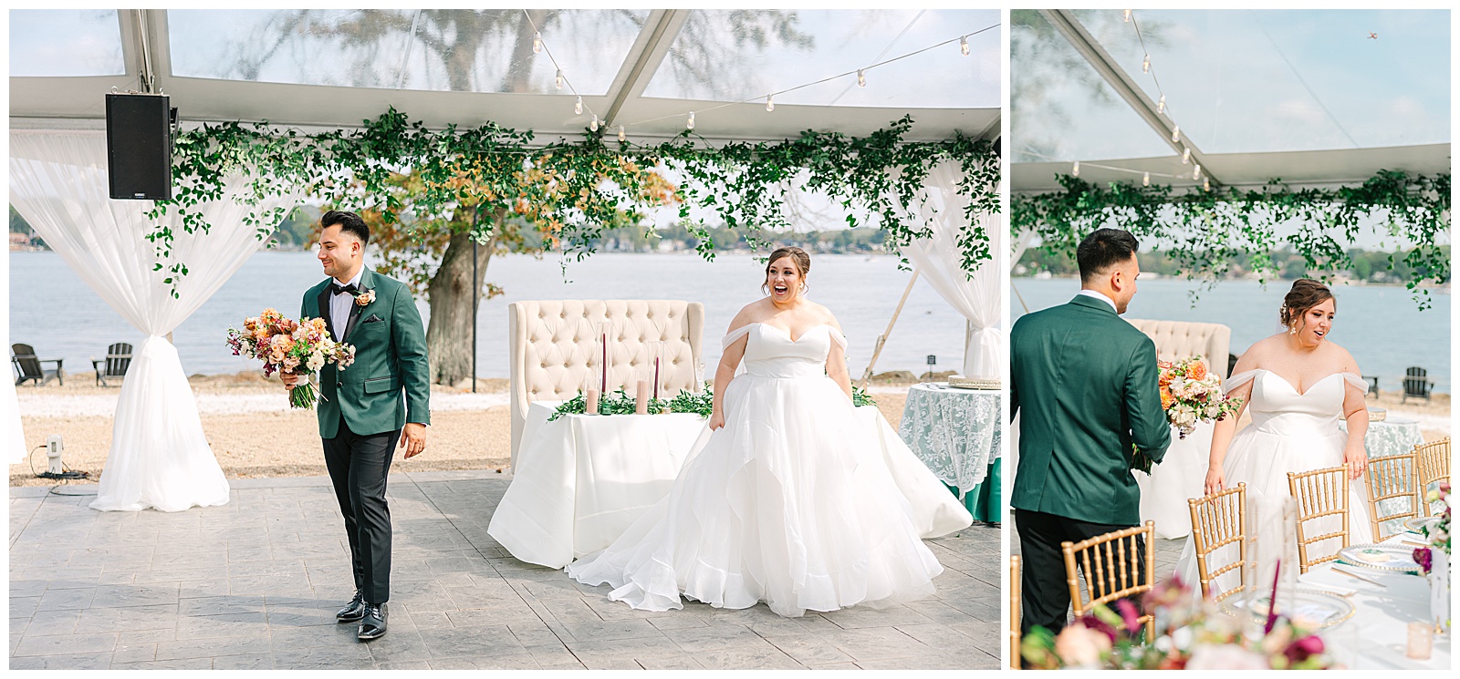 Early Fall Wedding at Tudor House at Mason's Cove | Heather J Photography | Ohio Engagement Photographer