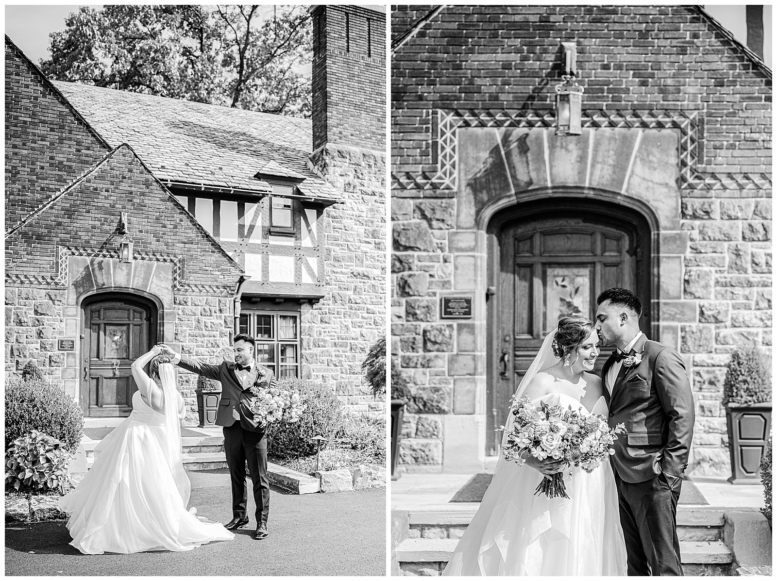 Early Fall Wedding at Tudor House at Mason's Cove | Heather J Photography | Ohio Engagement Photographer