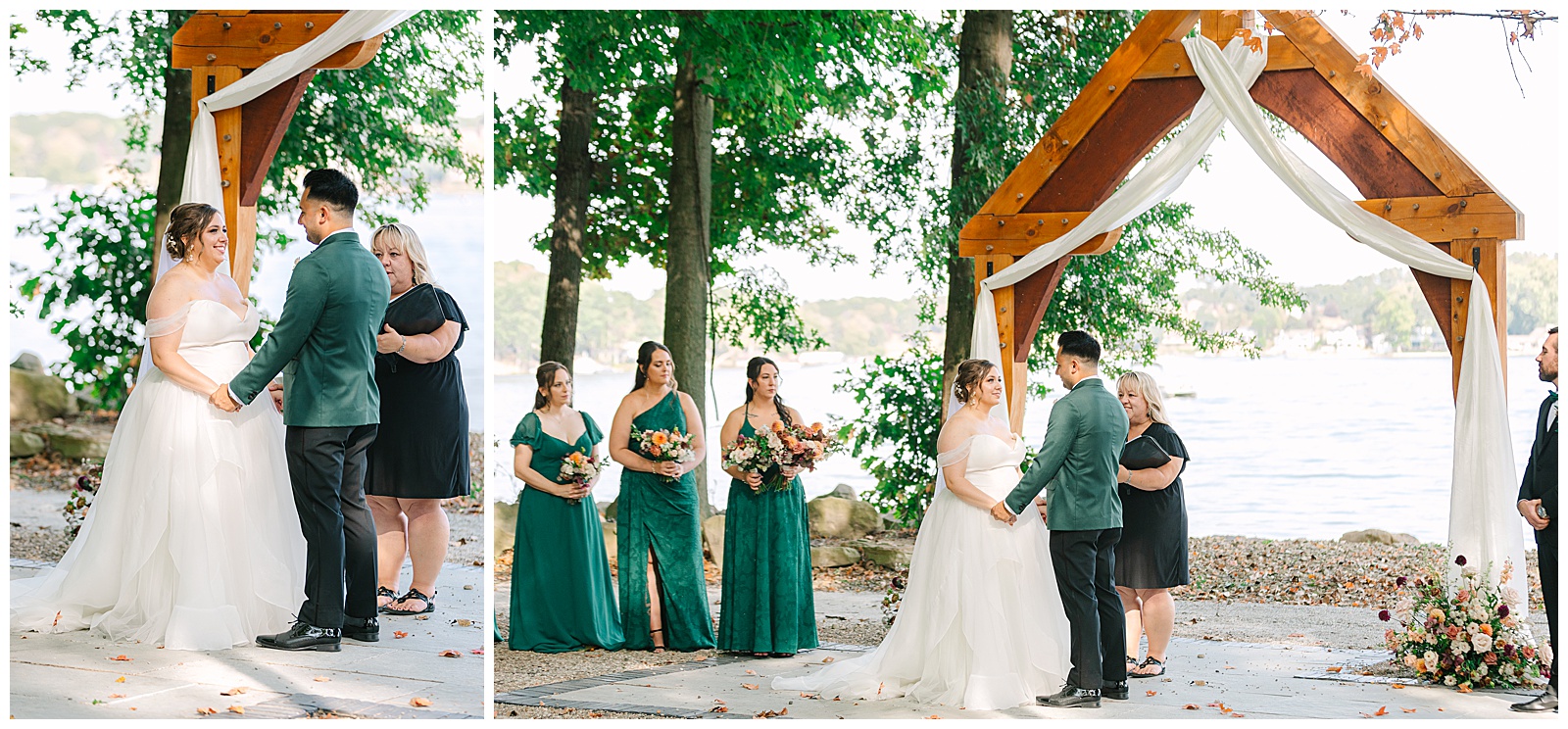 Early Fall Wedding at Tudor House at Mason's Cove | Heather J Photography | Ohio Engagement Photographer