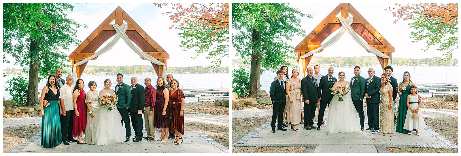 Early Fall Wedding at Tudor House at Mason's Cove | Heather J Photography | Ohio Engagement Photographer