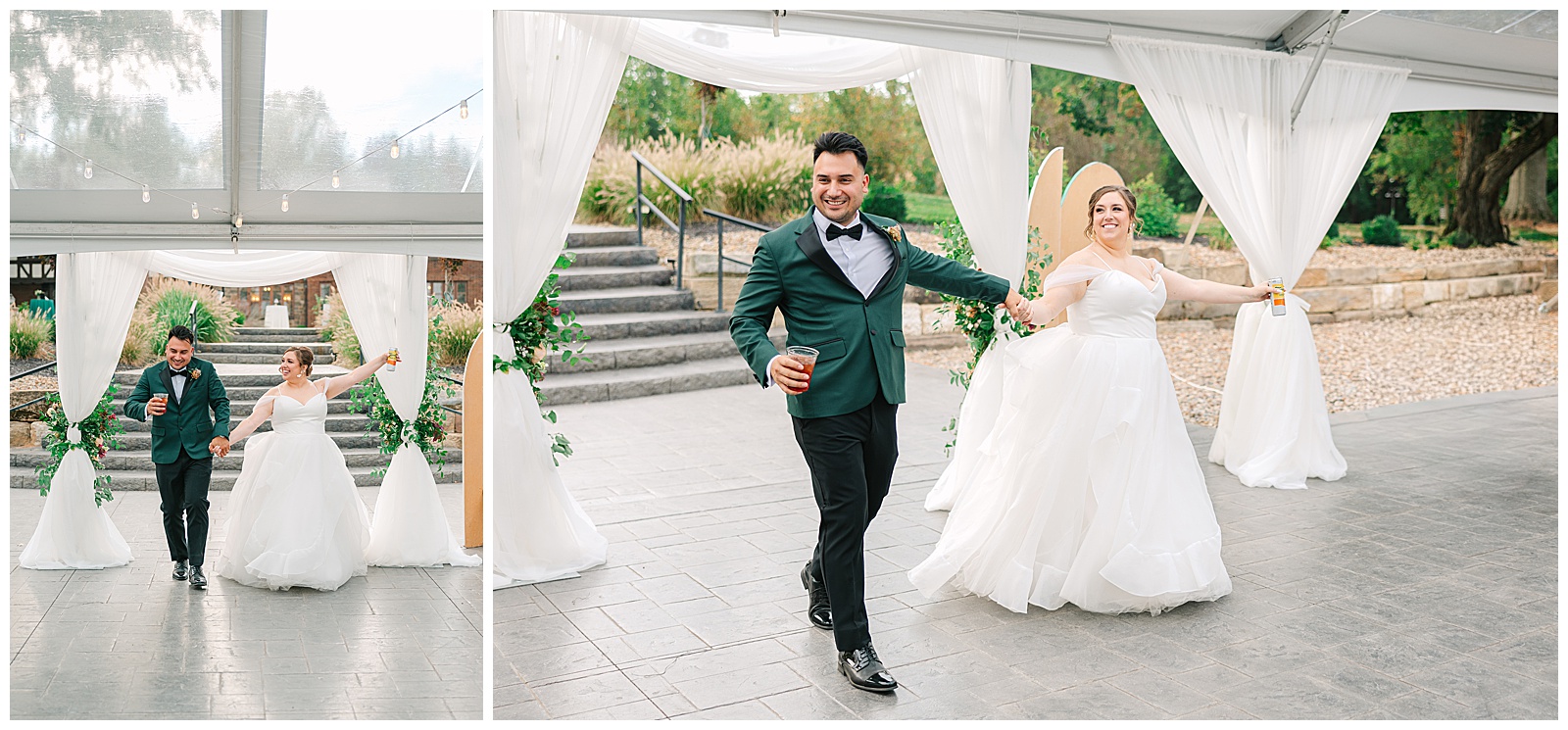 Early Fall Wedding at Tudor House at Mason's Cove | Heather J Photography | Ohio Engagement Photographer