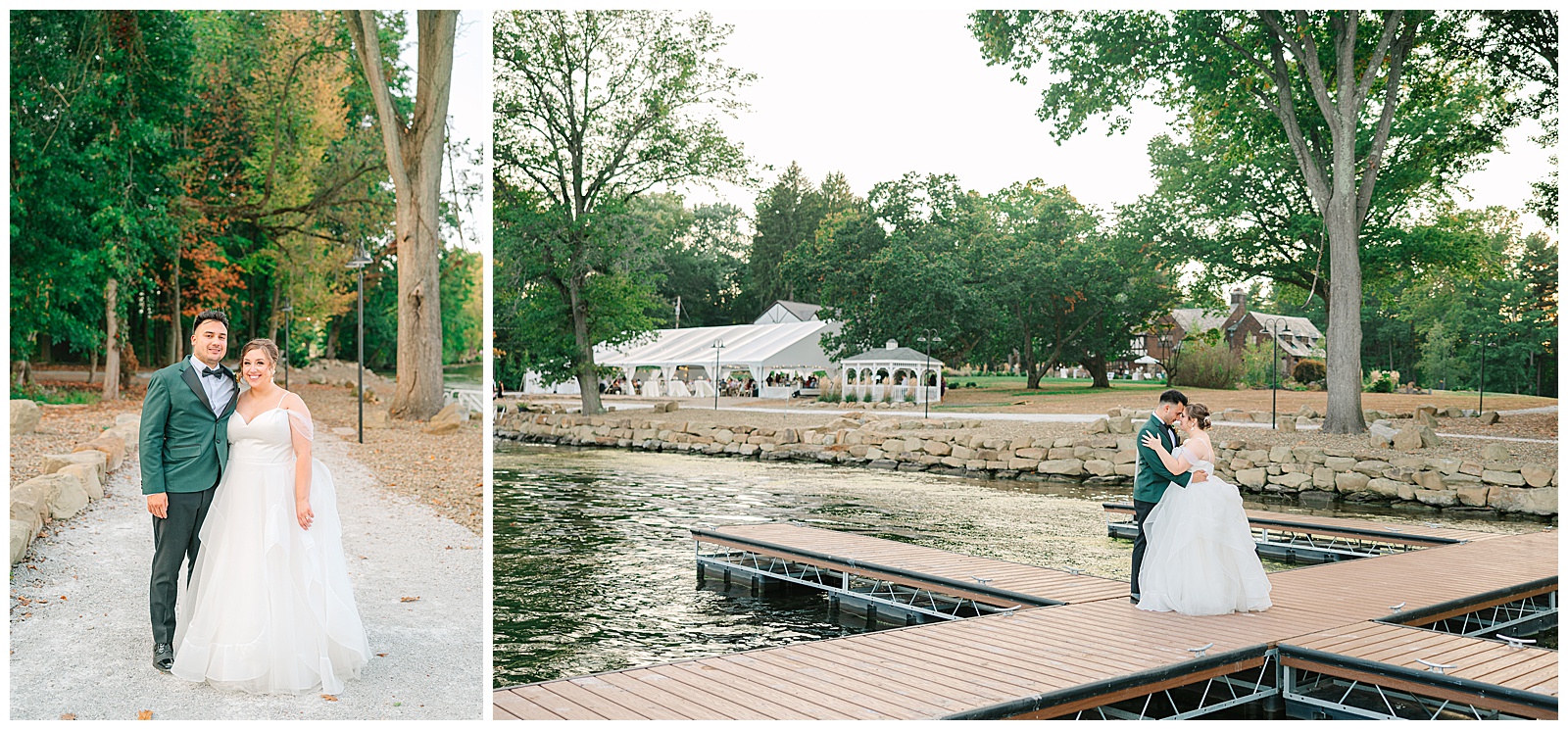 Early Fall Wedding at Tudor House at Mason's Cove | Heather J Photography | Ohio Engagement Photographer