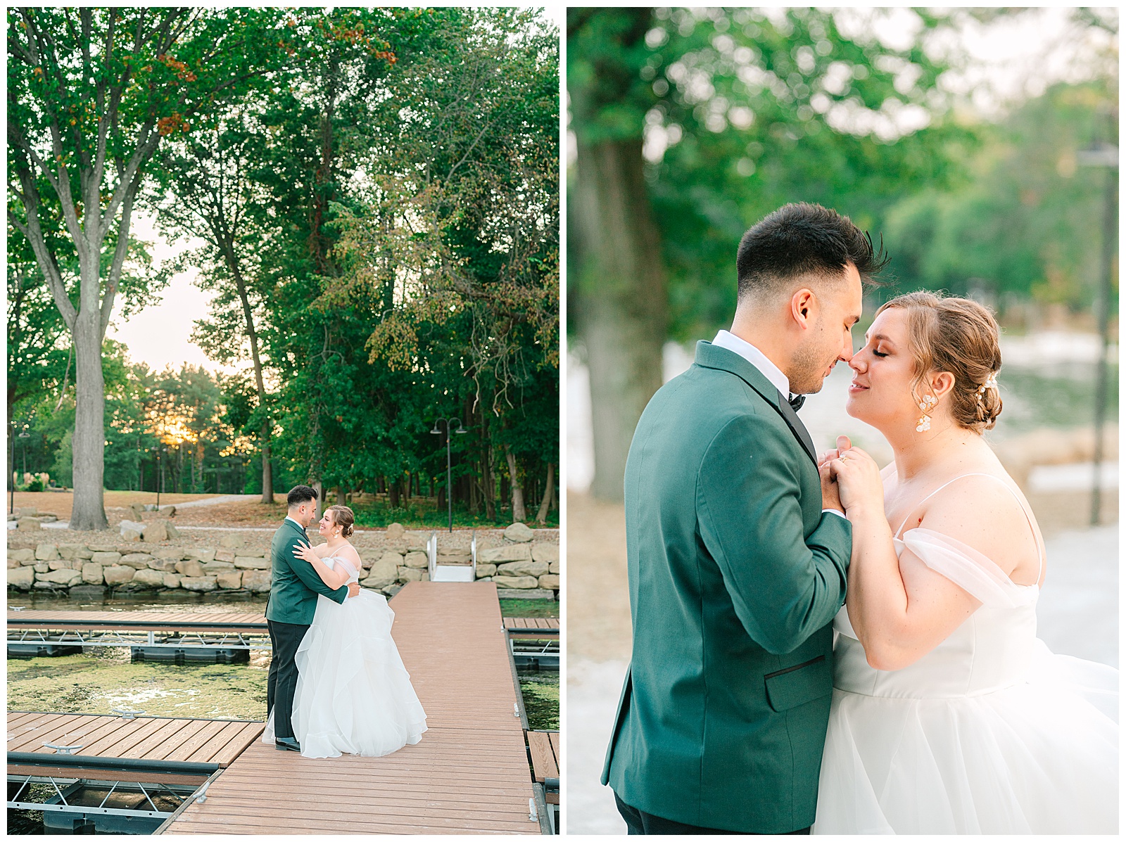 Early Fall Wedding at Tudor House at Mason's Cove | Heather J Photography | Ohio Engagement Photographer
