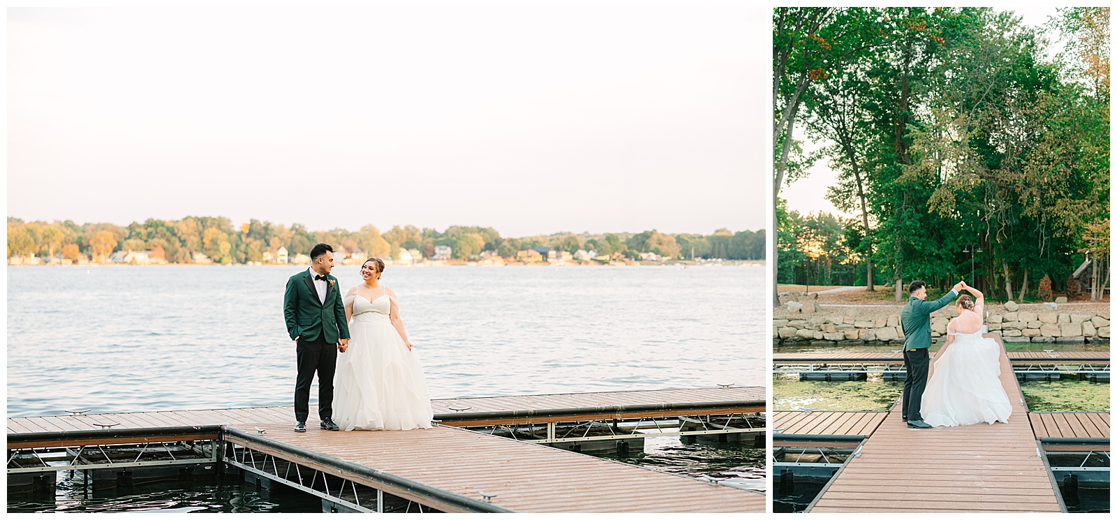 Early Fall Wedding at Tudor House at Mason's Cove | Heather J Photography | Ohio Engagement Photographer