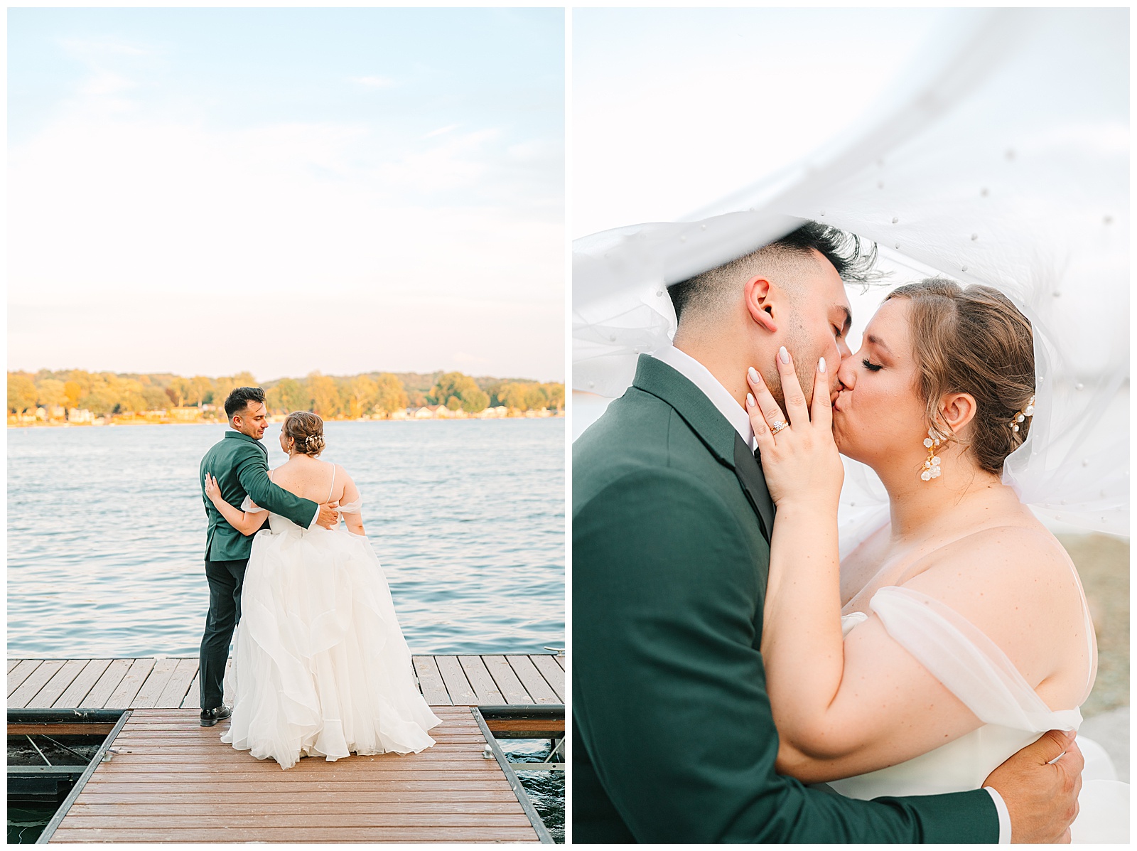 Early Fall Wedding at Tudor House at Mason's Cove | Heather J Photography | Ohio Engagement Photographer