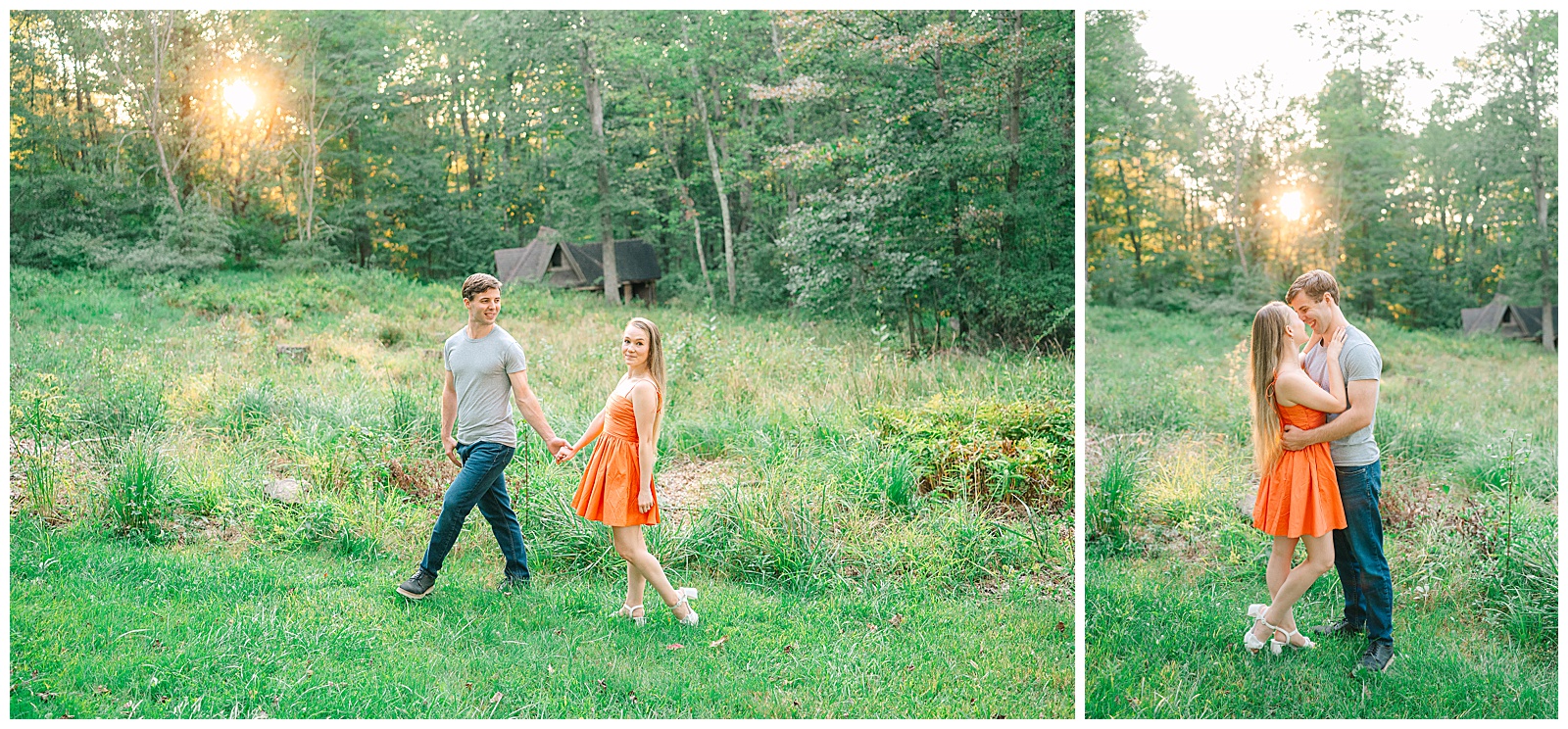 Summer Engagement at Landoll's Mohican Castle | Heather J Photography | Ohio Wedding and Engagement Photographer