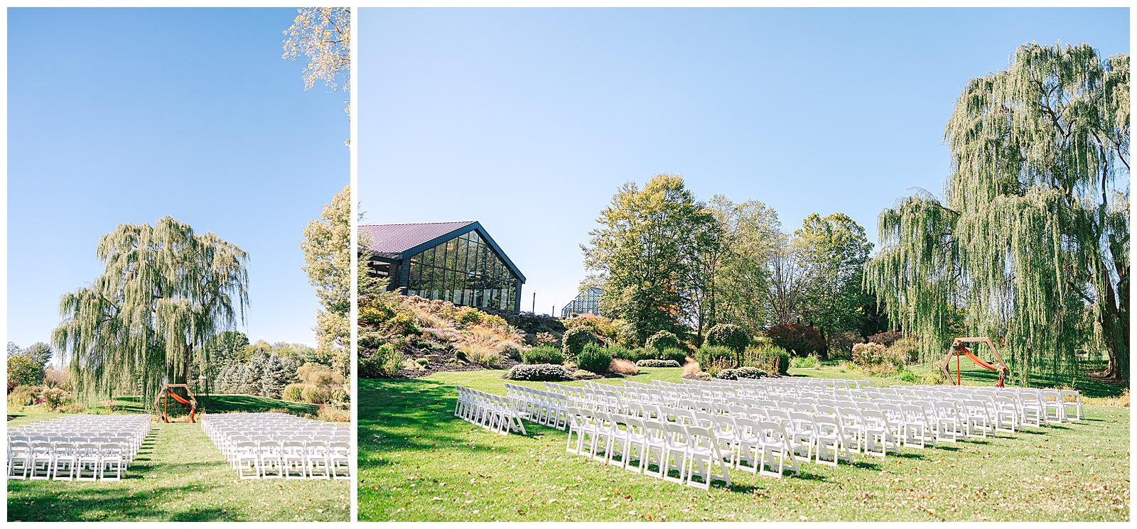 Everhart Gathering Place in Nevada Ohio Fall Wedding | Heather J Photography | Ohio Engagement Photographer