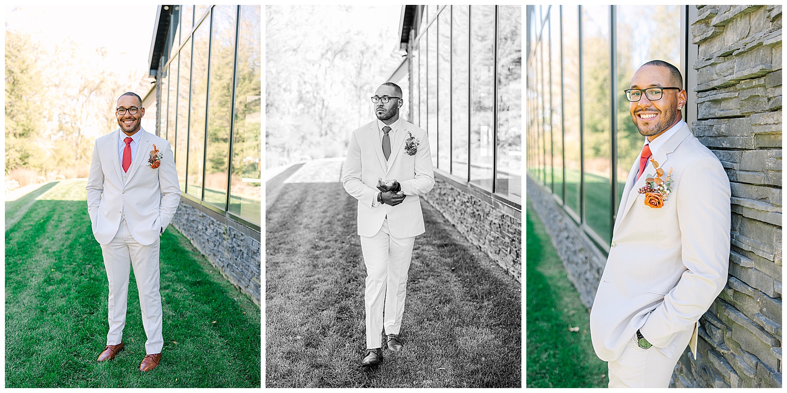 Everhart Gathering Place in Nevada Ohio Fall Wedding | Heather J Photography | Ohio Engagement Photographer