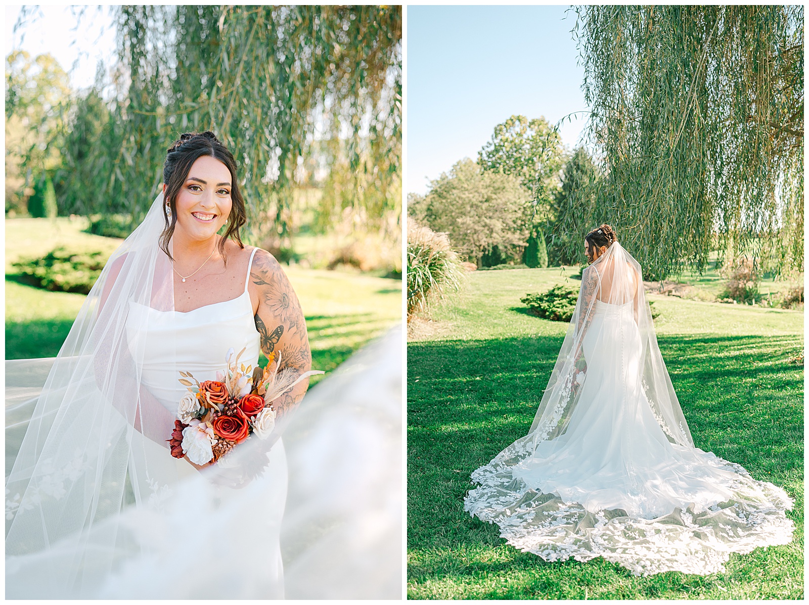 Everhart Gathering Place in Nevada Ohio Fall Wedding | Heather J Photography | Ohio Engagement Photographer