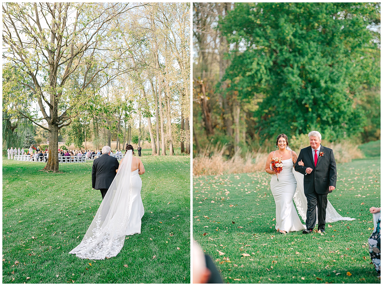 Everhart Gathering Place in Nevada Ohio Fall Wedding | Heather J Photography | Ohio Engagement Photographer