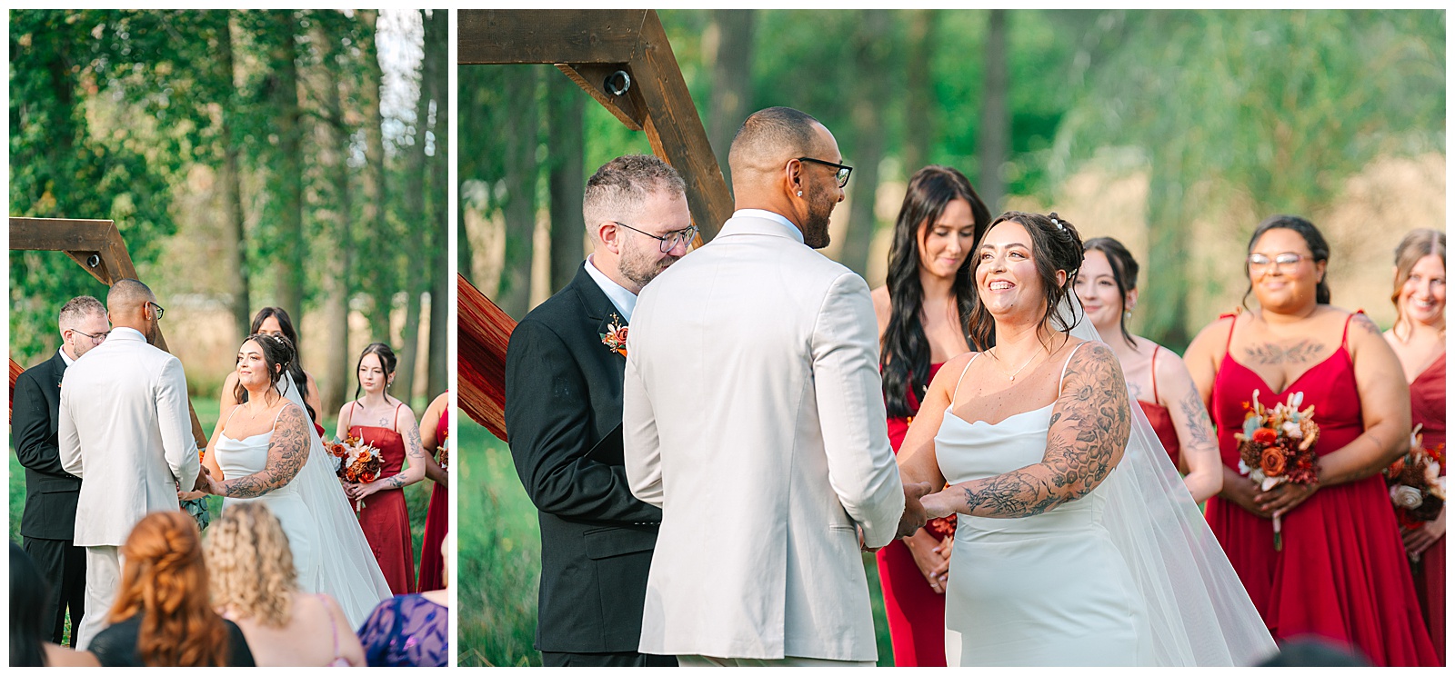 Everhart Gathering Place in Nevada Ohio Fall Wedding | Heather J Photography | Ohio Engagement Photographer