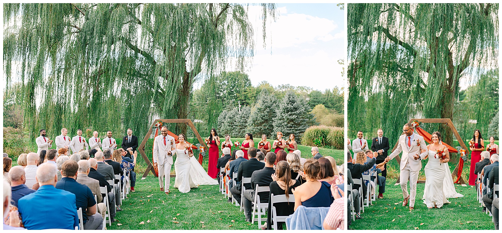 Everhart Gathering Place in Nevada Ohio Fall Wedding | Heather J Photography | Ohio Engagement Photographer